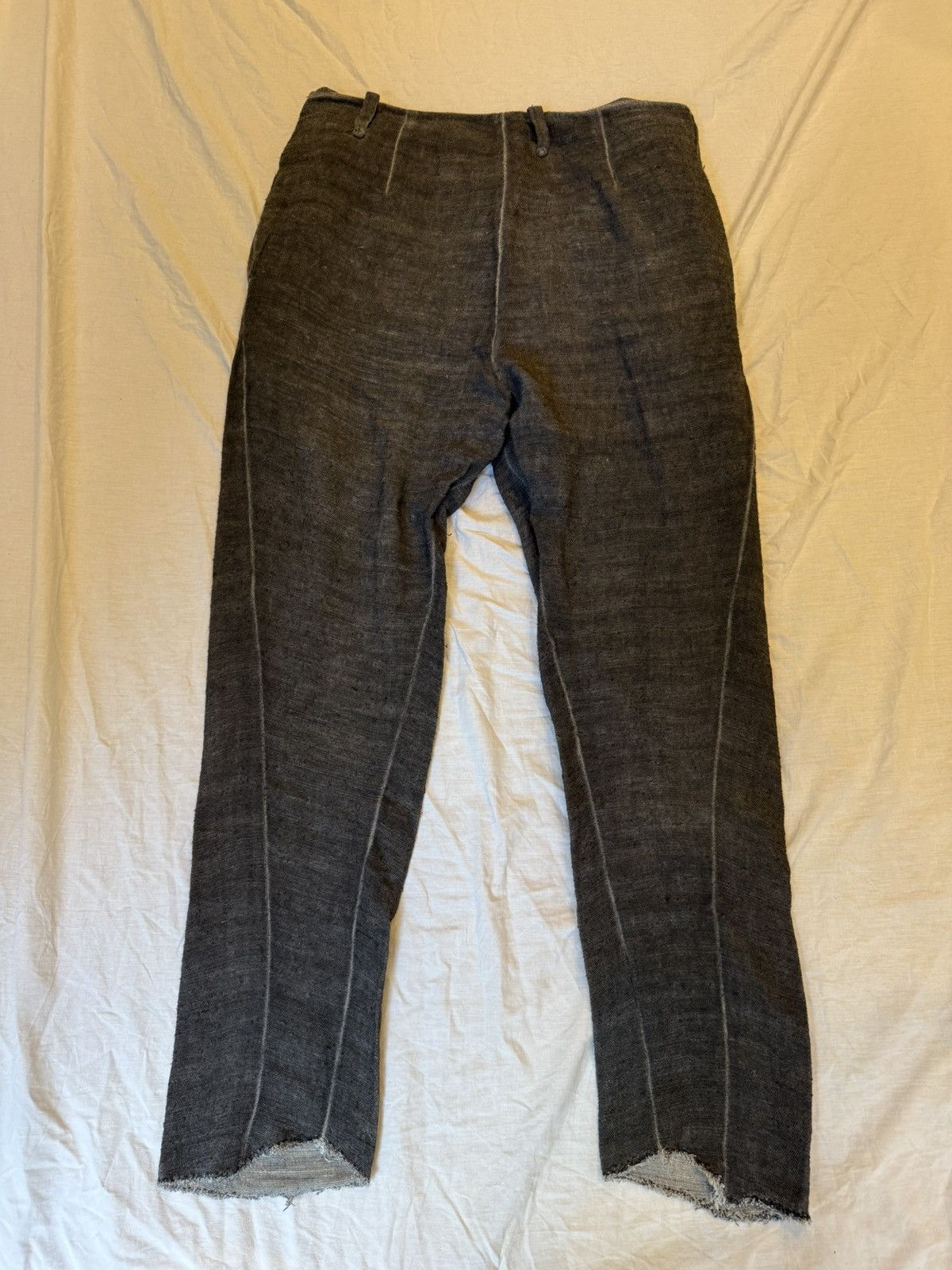 Label Under Construction Raw silk pants Size US 32 / EU 48 - 5 Thumbnail