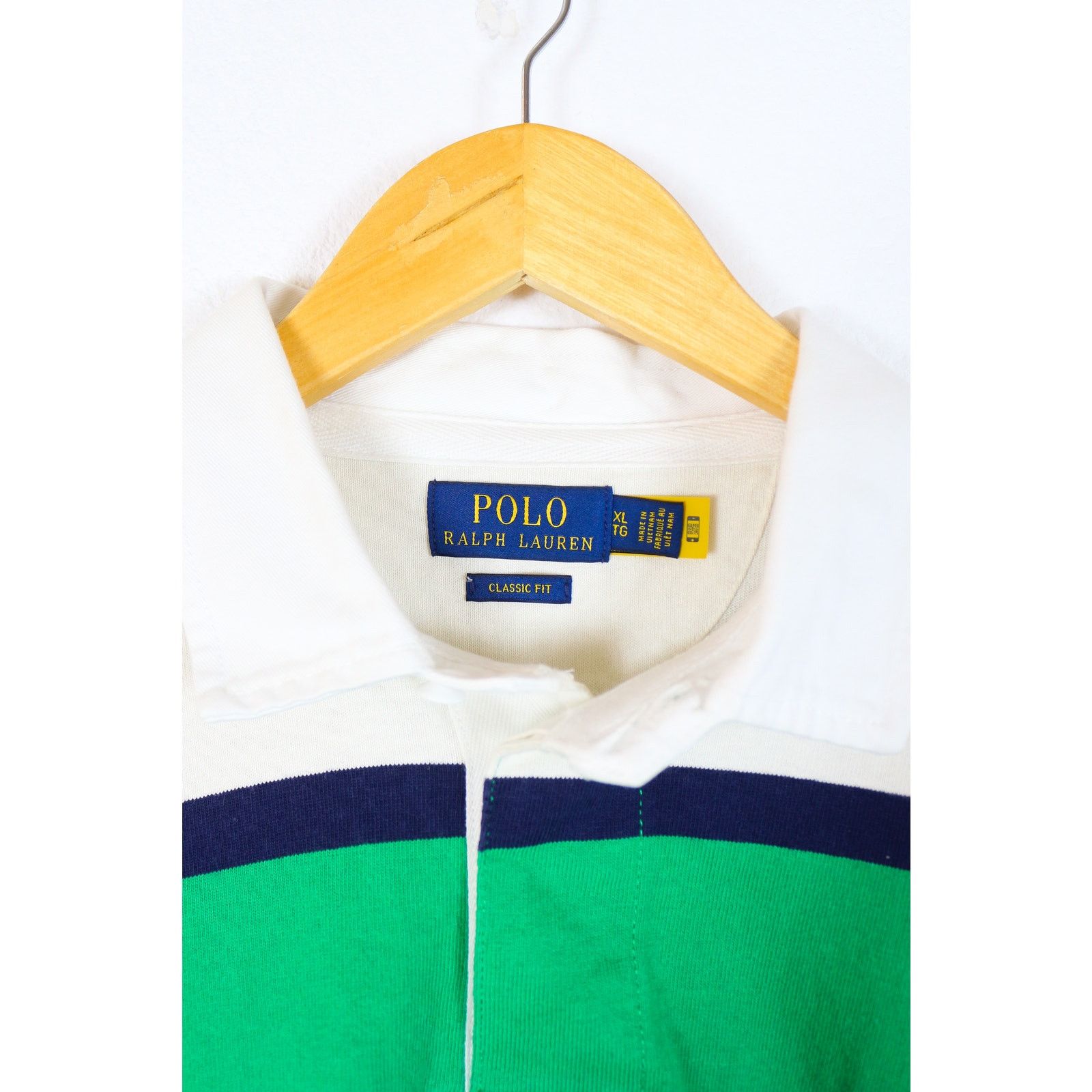 Rugby Ralph Lauren Ralph Lauren Rugby Pony Logo Wide Striped Polo Shirt Size US XL / EU 56 / 4 - 4 Thumbnail