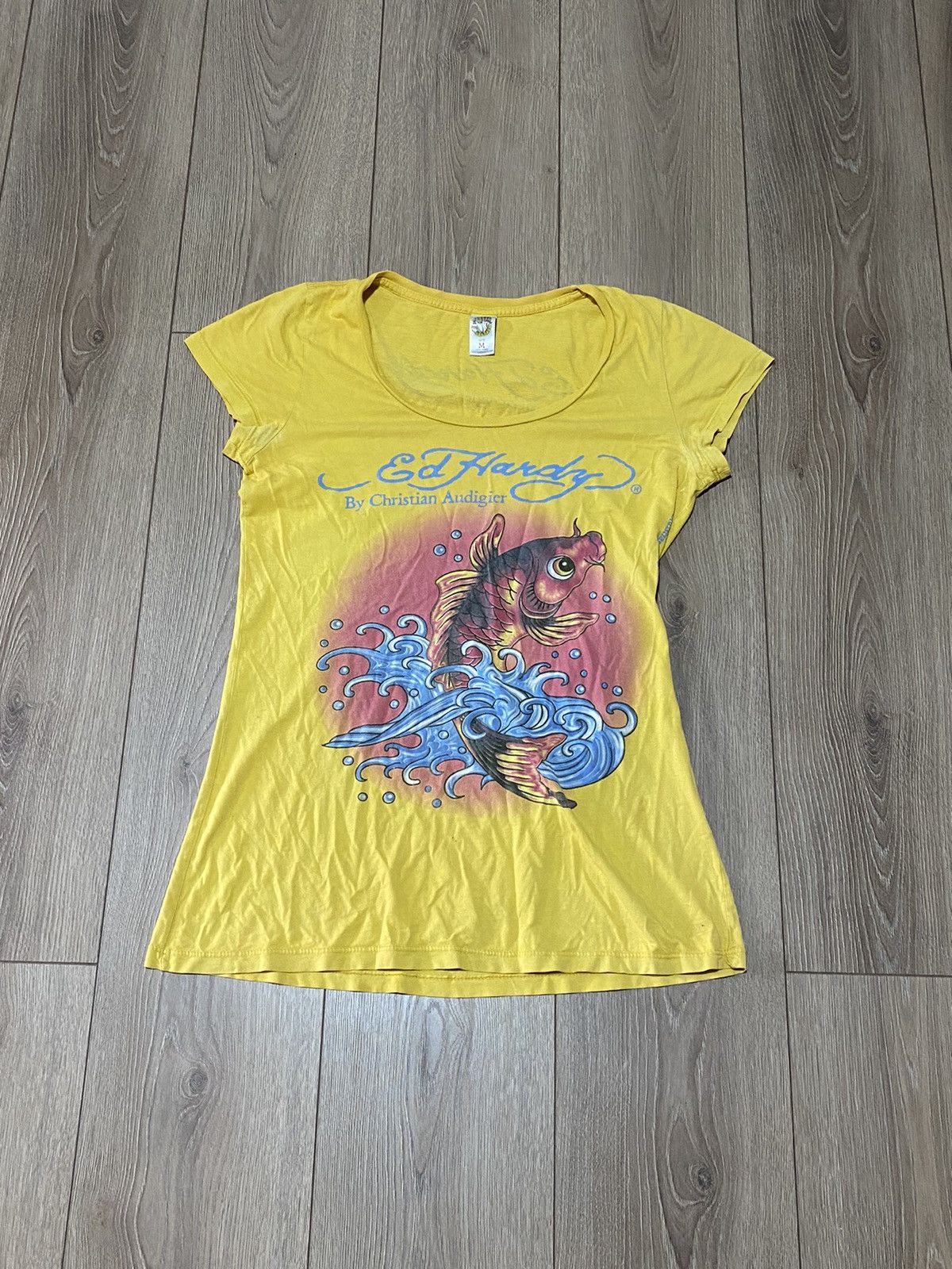 Christian Audigier Vintage Ed Hardy Graphic Tee Shirt Size M / US 6-8 / IT 42-44 - 1 Thumbnail