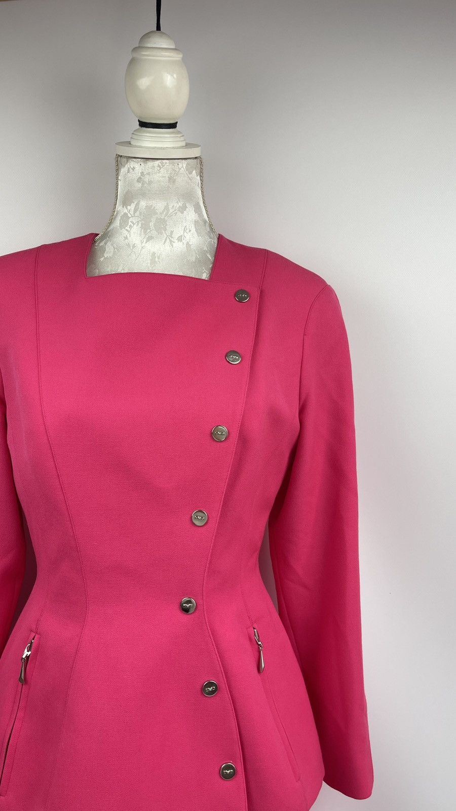 Thierry Mugler Vintage Iconic Thierry Mugler Pink Skirt Suit Size M / US 6-8 / IT 42-44 - 4 Thumbnail