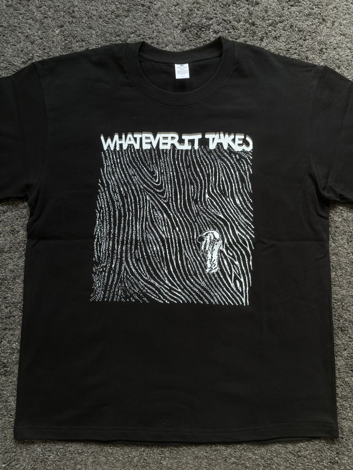 Deathwish × Vintage Vintage whatever it takes spine heavyweight black tee shirt Size US M / EU 48-50 / 2 - 7 Thumbnail