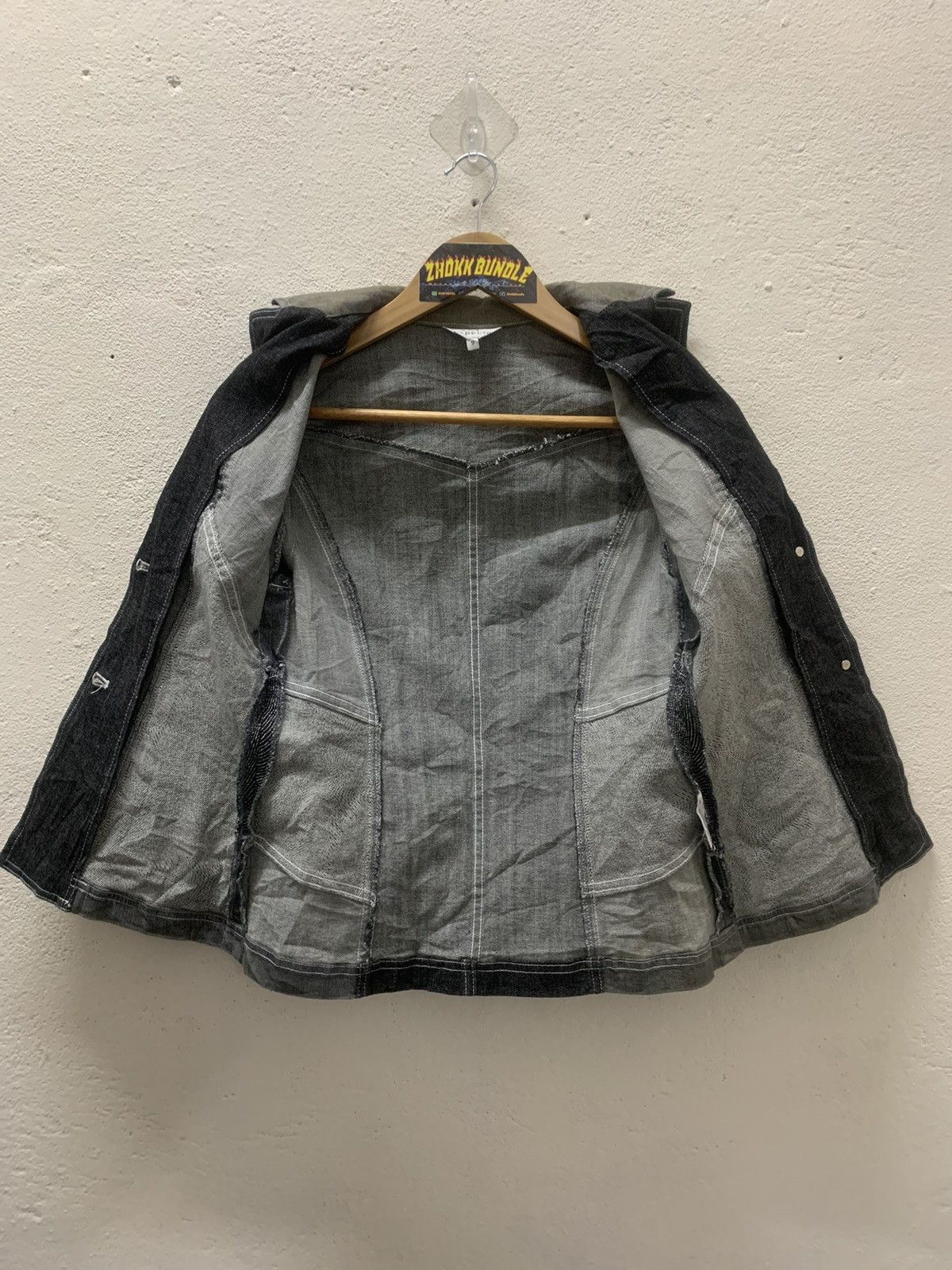 Japanese Brand Especie Denim Jacket nice Design Size XS / US 0-2 / IT 36-38 - 5 Thumbnail