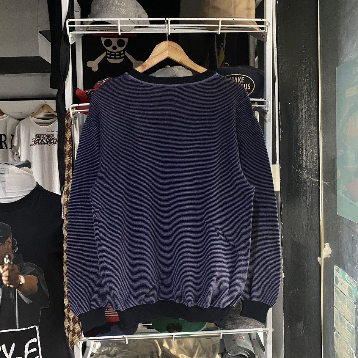 Salvatore Ferragamo Vintage Salvatore Ferragamo Stripe Sweatshirts Size US L / EU 52-54 / 3 - 2 Thumbnail