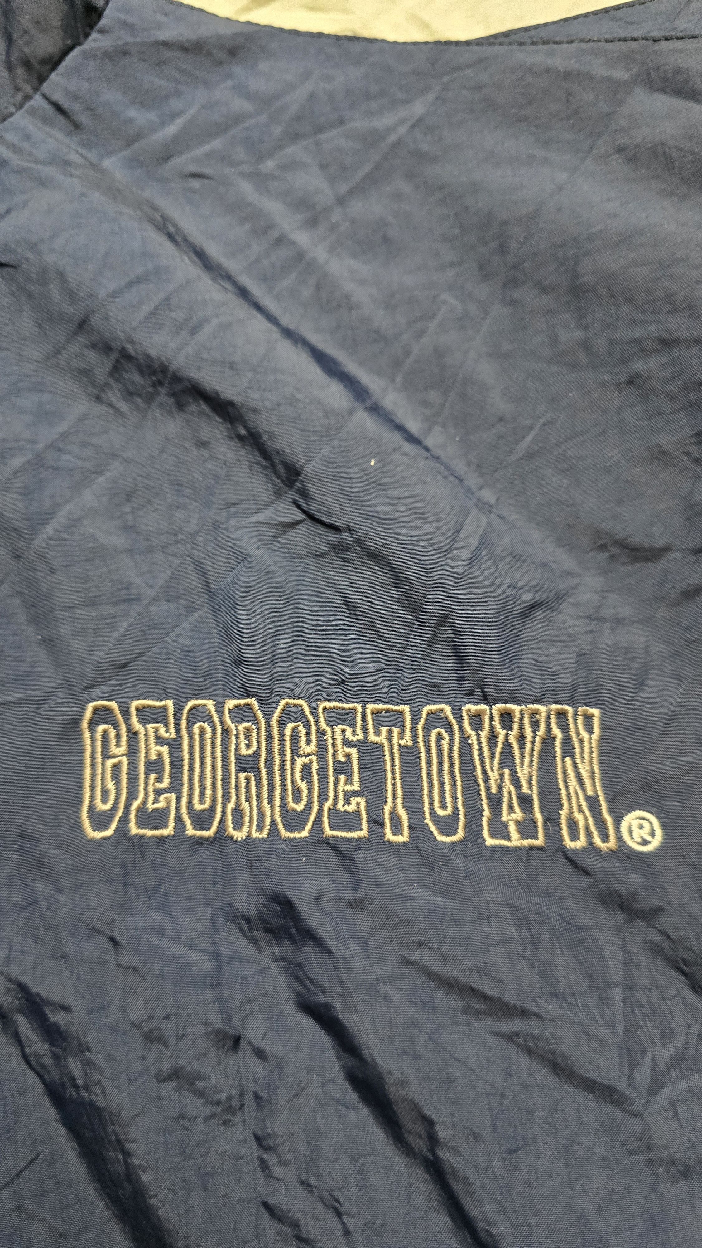 Starter Vintage 90's Starter Georgetown Hoyas Light Jacket Size US L / EU 52-54 / 3 - 17 Thumbnail