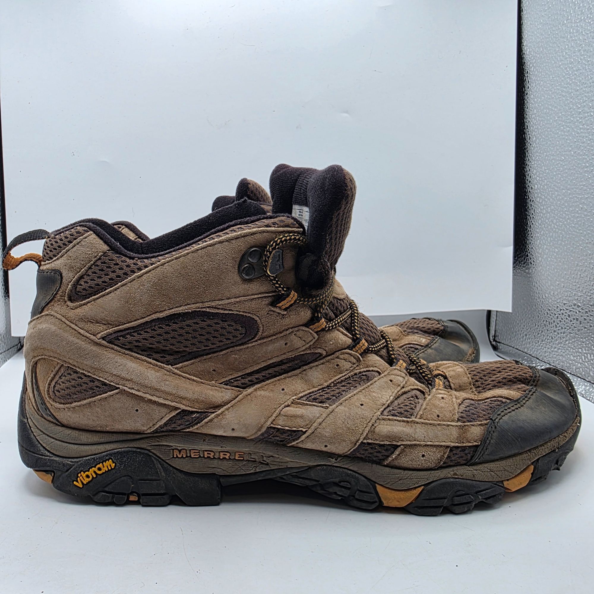 Merrell Merrell Moab 2 Mid Ventilator Mens Size 13 Brown Hiking Boot Size US 13 / EU 46 - 11 Thumbnail