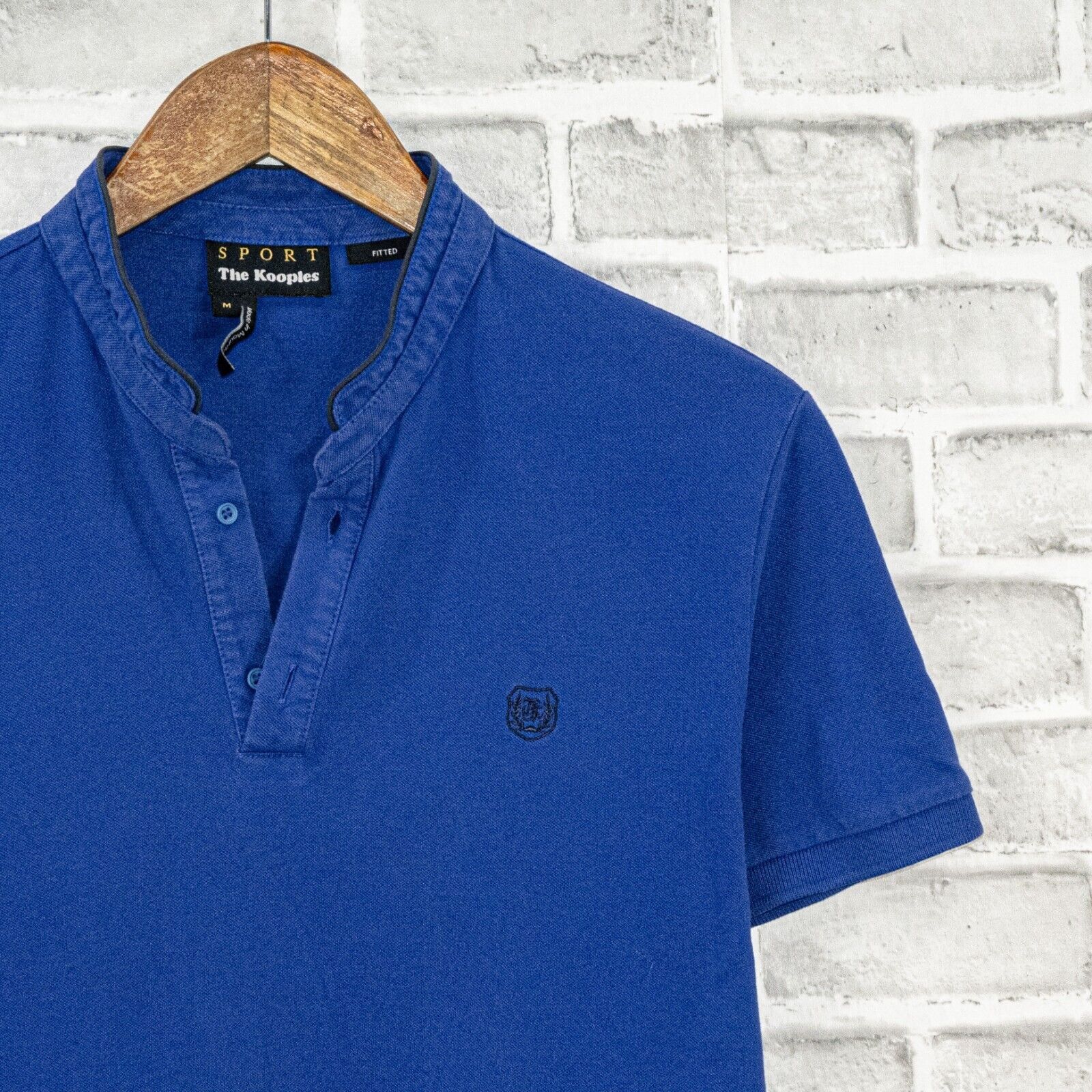 The Kooples The Kooples Sport Fitted Officer collar Polo Shirt in Blue Size US M / EU 48-50 / 2 - 5 Thumbnail