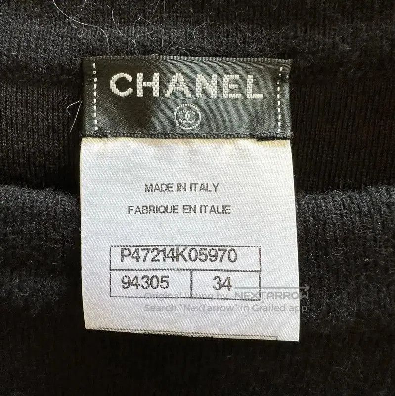 Chanel Chanel Black Wool Dress for Women . Size XS / US 0-2 / IT 36-38 - 6 Thumbnail
