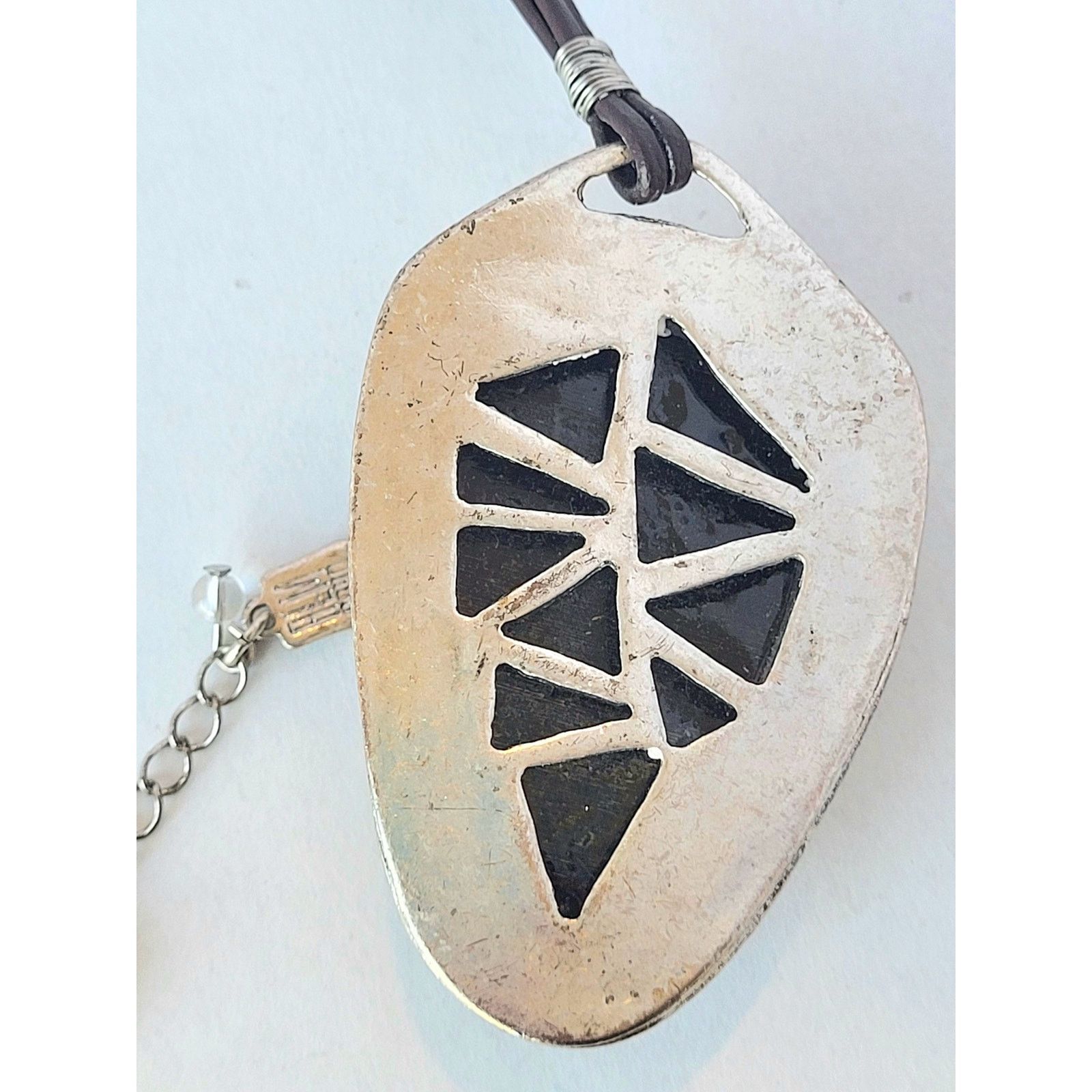 Robert Lee Morris Abalone Pendant Necklace Vintage RLM Robert Lee Morris Soho Size ONE SIZE - 3 Thumbnail
