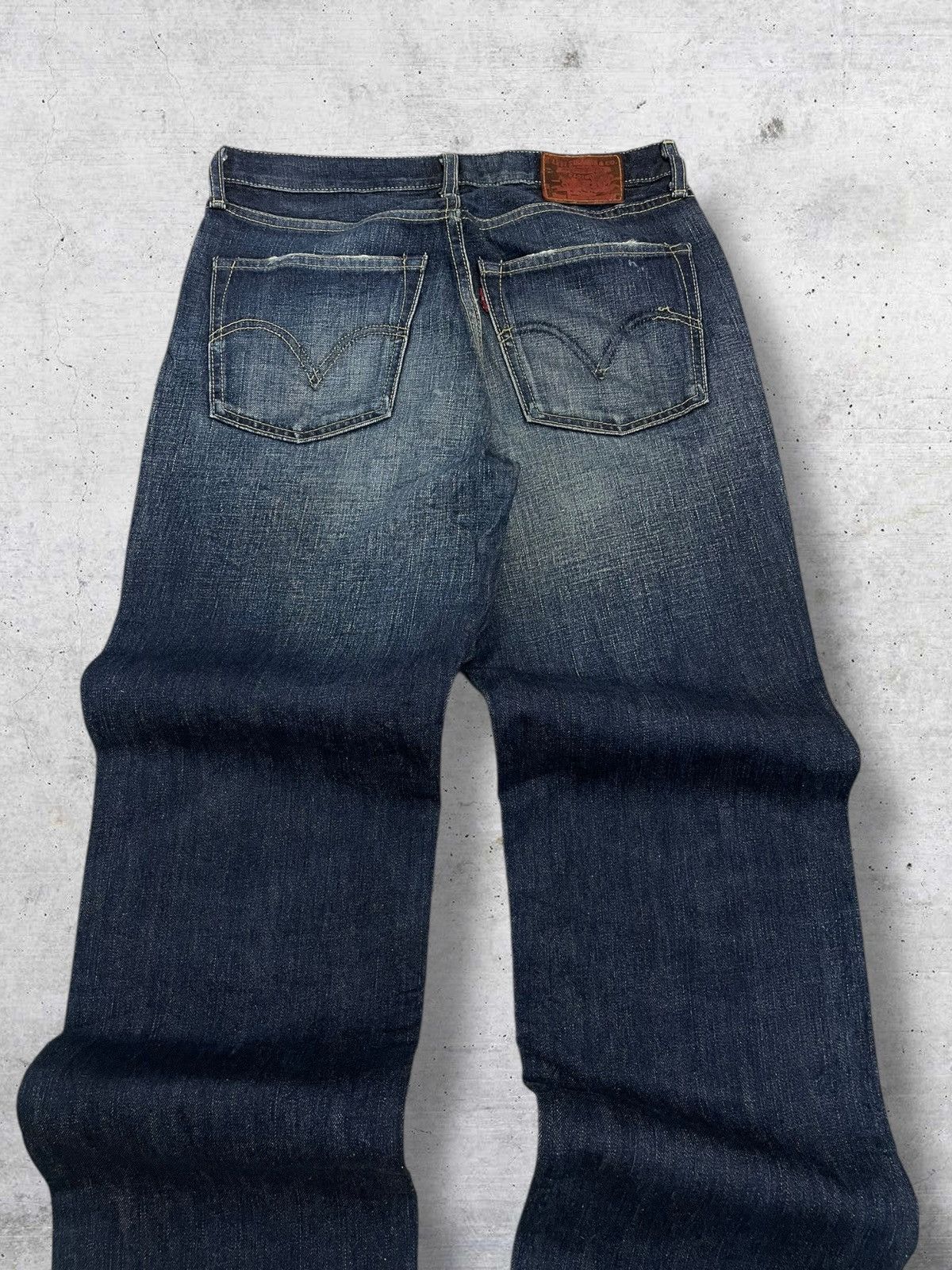 Levi's Vintage Clothing VINTAGE 502 LEVIS USA DESIGNER 90S INDIGO DISTRESSED DENIM Size US 29 - 12 Thumbnail