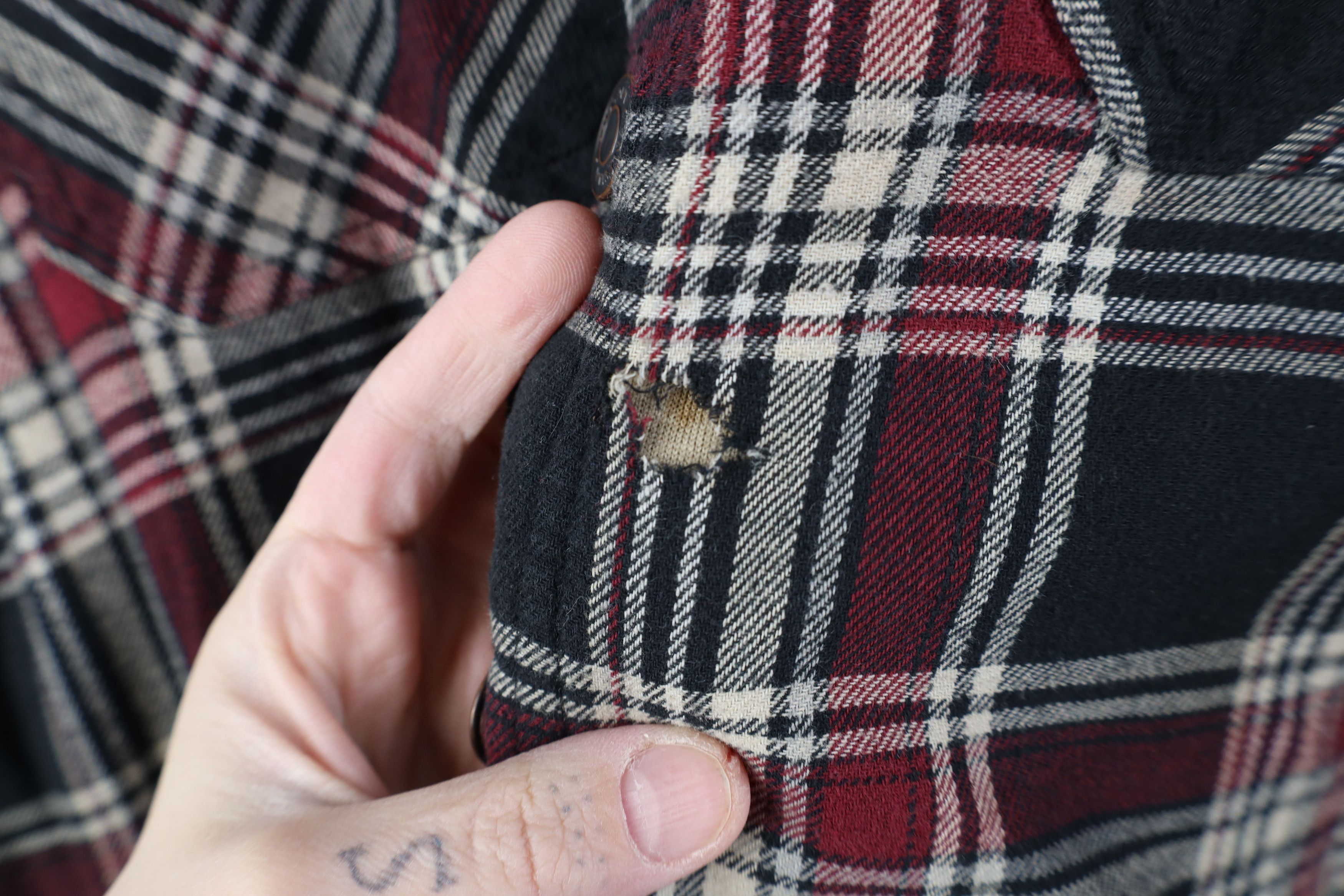 Wrangler Vintage Y2K Wrangler Pile Fleece Lined Flannel Shirt Jacket Size US L / EU 52-54 / 3 - 4 Thumbnail