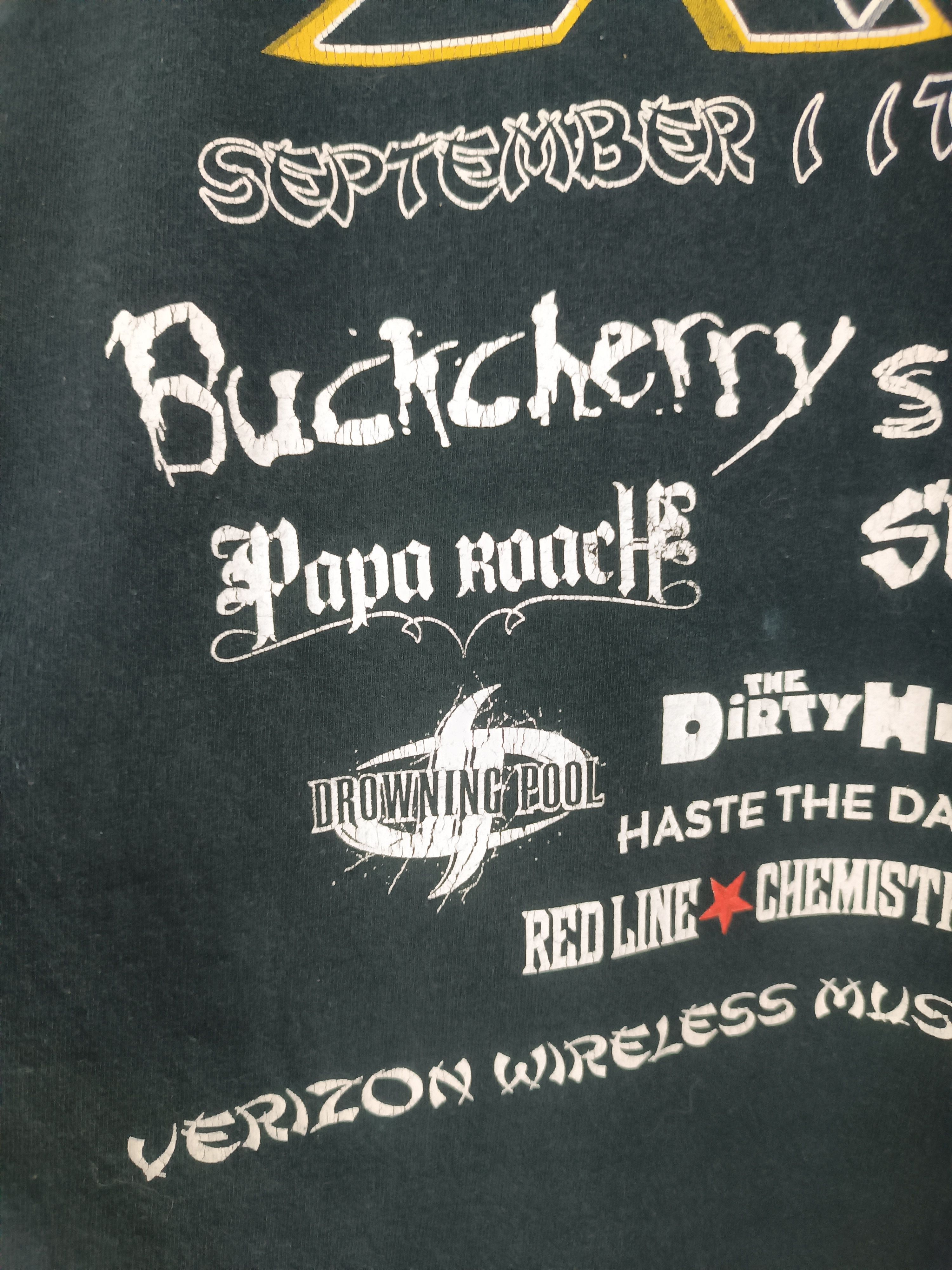 Band Tees VINTAGE 2010 X-FEST PAPA ROACH SEETHER SUBLIME NUMETAL TEE Size US L / EU 52-54 / 3 - 17 Thumbnail