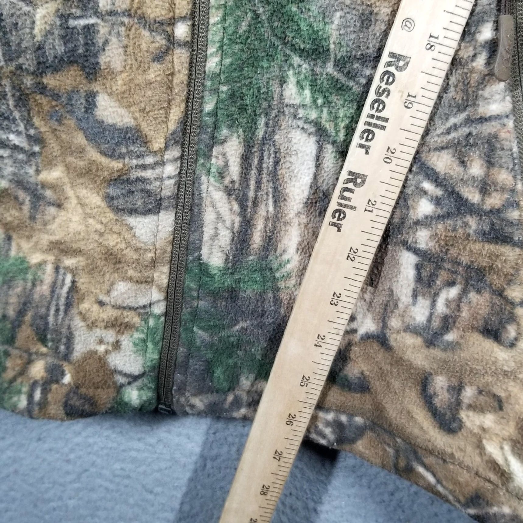 Vintage Cabela's Jacket Mens Medium Camouflage Hooded Fleece Full Zip Hunting Pockets Size US M / EU 48-50 / 2 - 6 Thumbnail