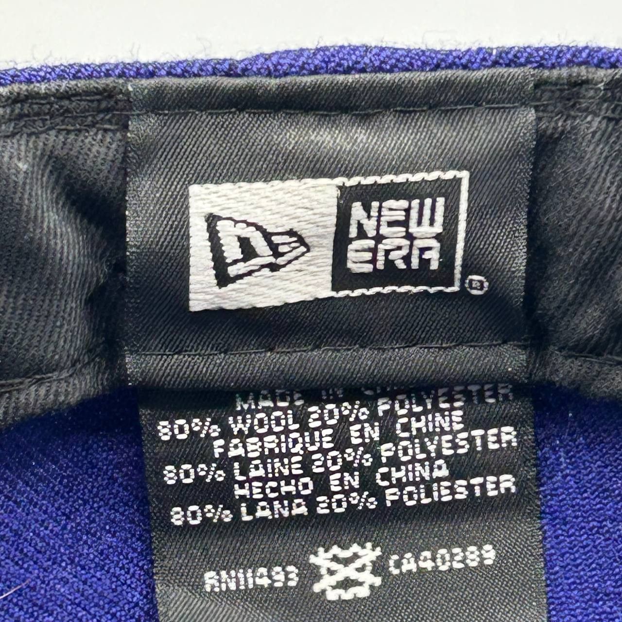 New Era Los Angeles LA Dodgers Hat Men 7 5/8 Blue MLB Fitted Cap Size ONE SIZE - 8 Thumbnail
