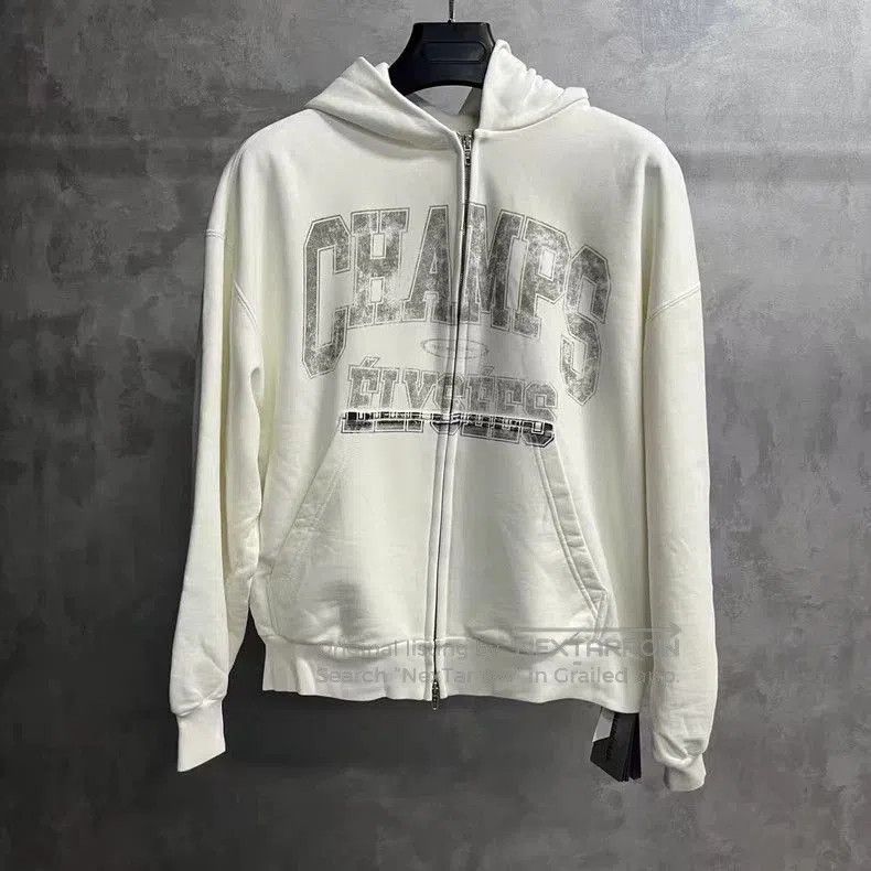 Balenciaga Balenciaga 2024 White Letter Zip Hoodie. Size US S / EU 44-46 / 1 - 1 Thumbnail