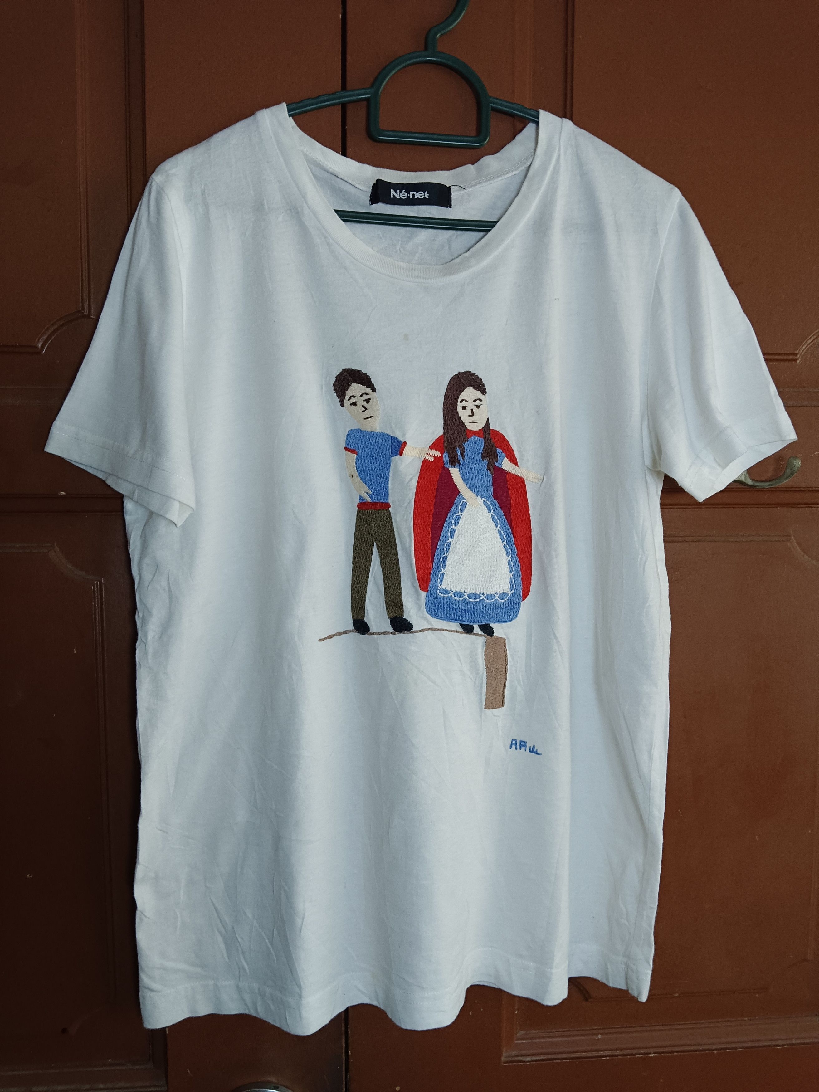 Issey Miyake × Ne-Net Ne-Net Issey Miyake Embroidery Art Tee. Size S / US 4 / IT 40 - 1 Thumbnail