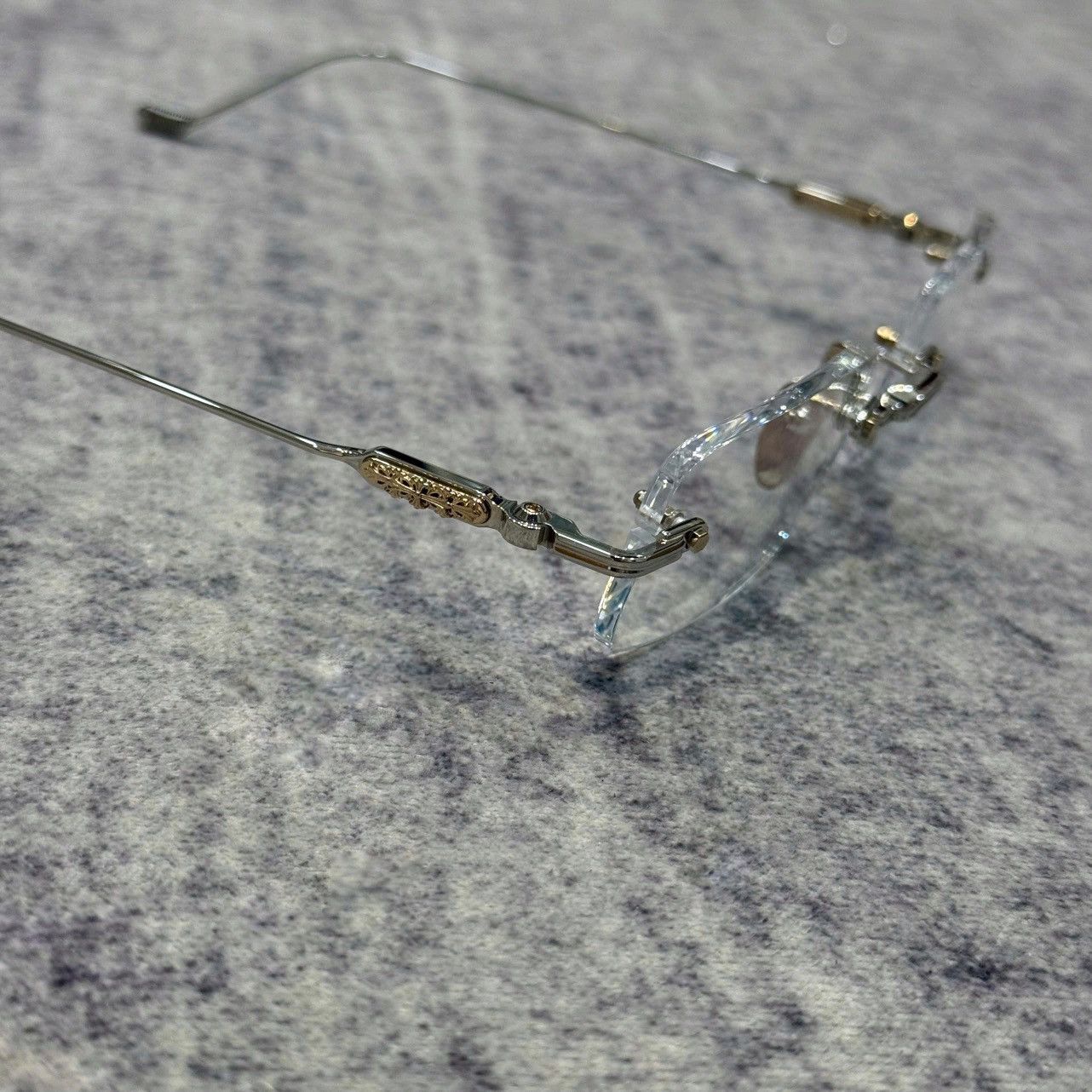 Chrome Hearts CHROME HEARTS SOFFFFFFFFERS II SHINY SILVER GOLD PLATED Size ONE SIZE - 3 Thumbnail