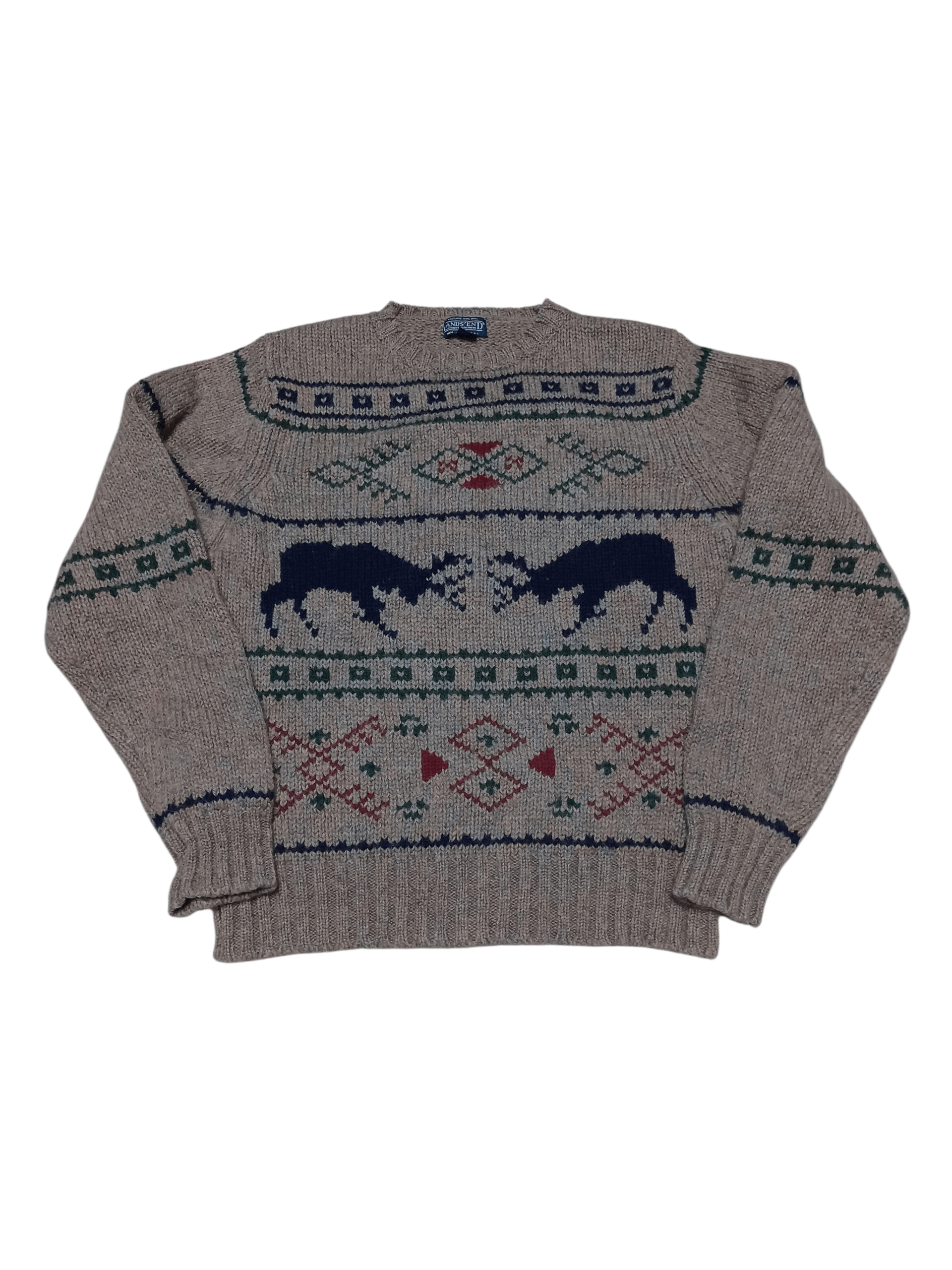 Other VINTAGE 90S 100% LAMNSWOOL MADE IN TAIWAN SWEATER Size US M / EU 48-50 / 2 - 1 Thumbnail