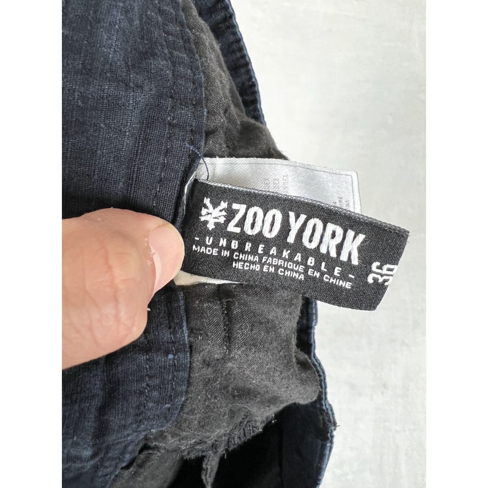 Zoo York VINTAGE Zoo York Cargo Shorts Mens 36 Black Ripstop Utility Skate Y2K Streetwear Size US 36 / EU 52 - 6 Thumbnail
