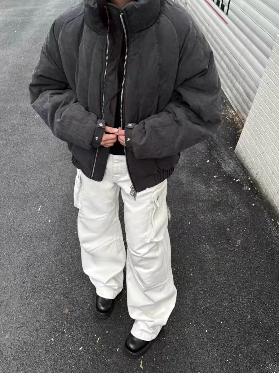 Japanese Brand × Jean Vintage pocketed workwear frayed baggy casual jeans Size US 30 / EU 46 - 2 Thumbnail