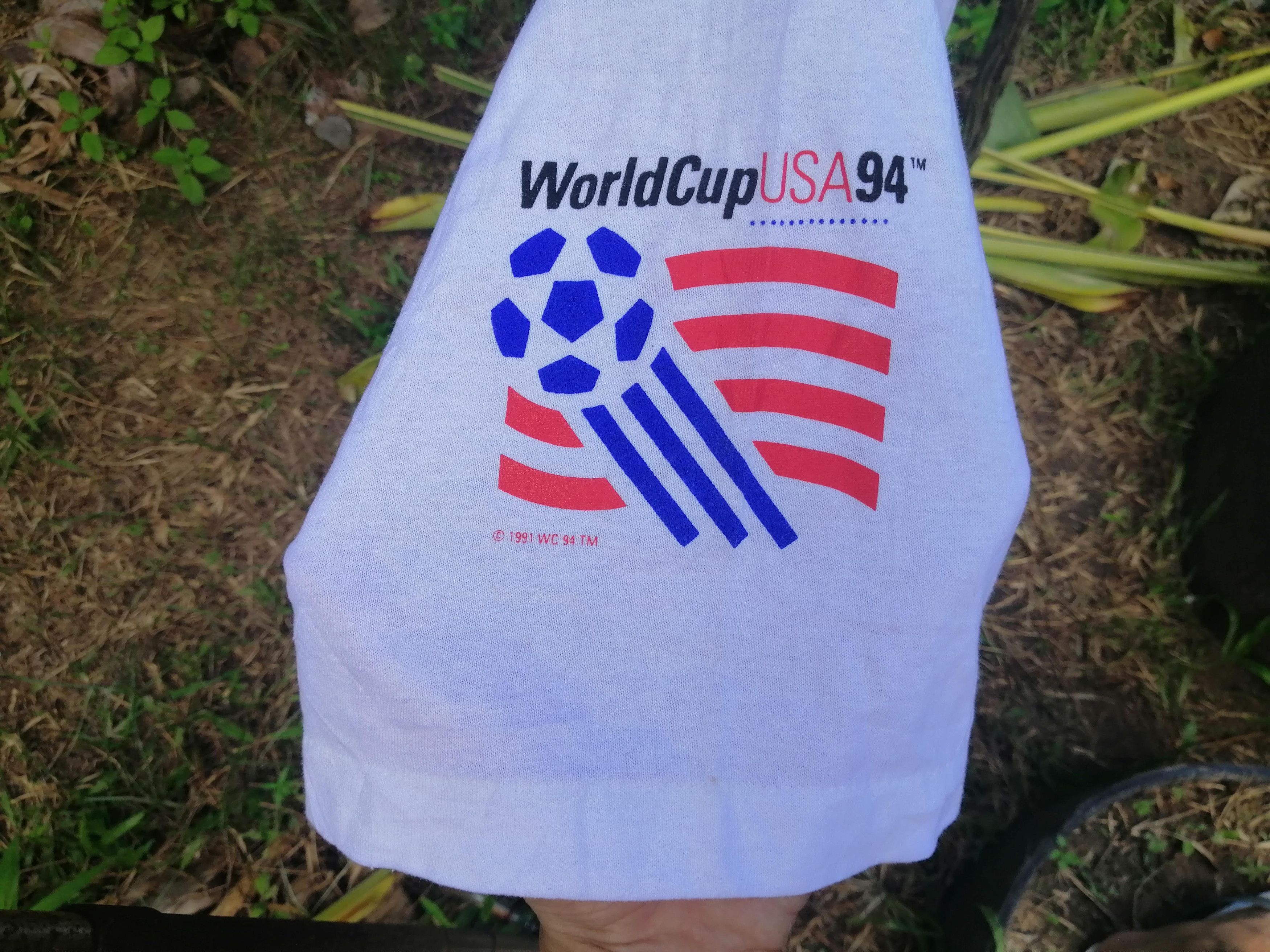 Logo 7 1994 fifa world cup vintage nos t shirt Size US XL / EU 56 / 4 - 7 Thumbnail