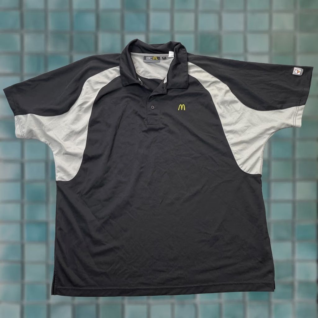 Vintage McDonald's Shirt Men Medium Black Apparel Collection Logo Polo Employee Fast Food Men’s Polo Shirt Size US M / EU 48-50 / 2 - 1 Thumbnail