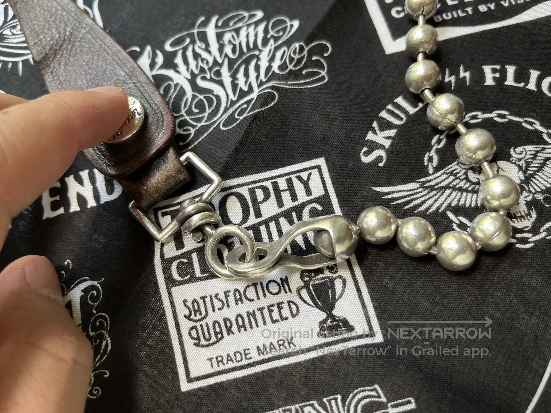 Tenderloin Tenderloin Silver Pearl Chain Accessory. Size ONE SIZE - 5 Thumbnail