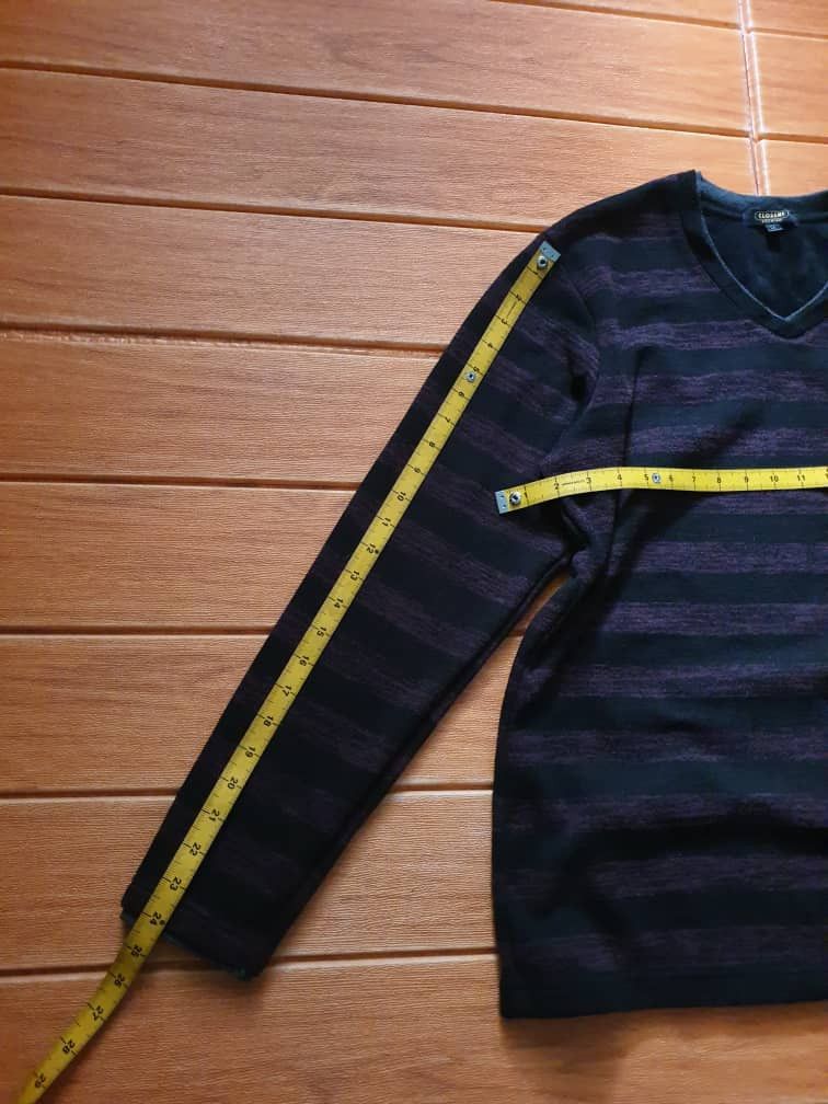 PPFM Closshi stripe punk rock style Longsleeve shirt Size US M / EU 48-50 / 2 - 7 Thumbnail