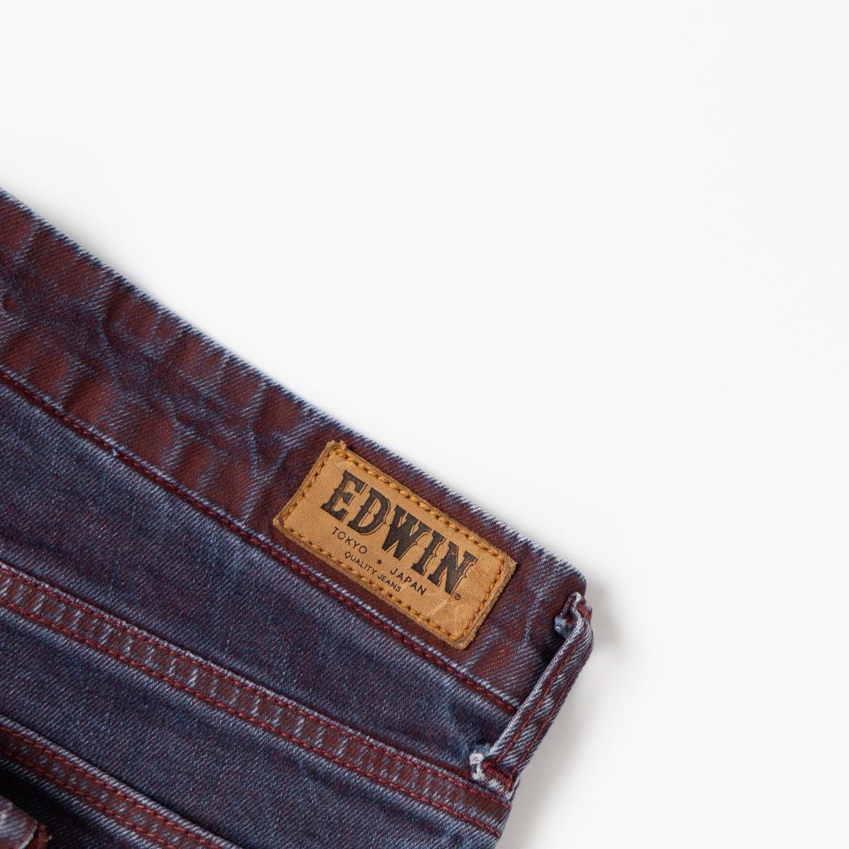 Edwin Edwin Women Vintage Jeans Rare Red Wash Japan Denim Slim Fit Size 27" / US 4 / IT 40 - 5 Thumbnail
