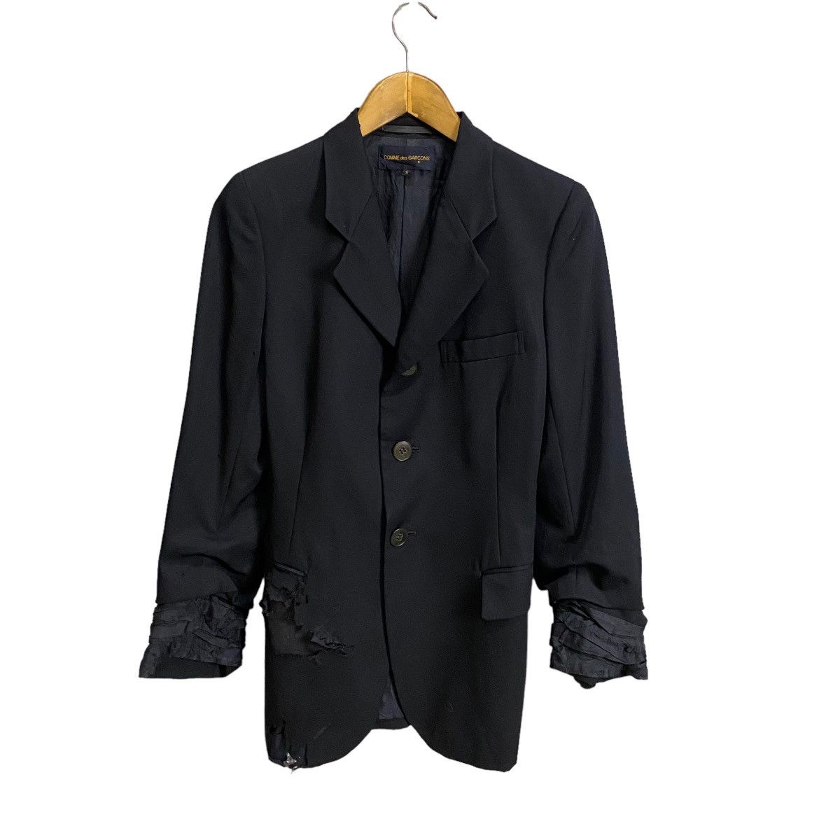 Comme Des Garcons AD1992 distressed blazer coat