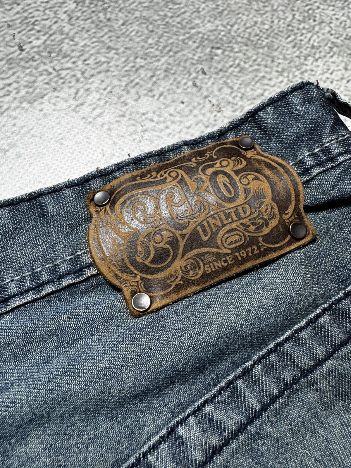 Ecko Unltd. vintage rap y2k ecko untld jeans big logo flared Size US 38 / EU 54 - 3 Thumbnail