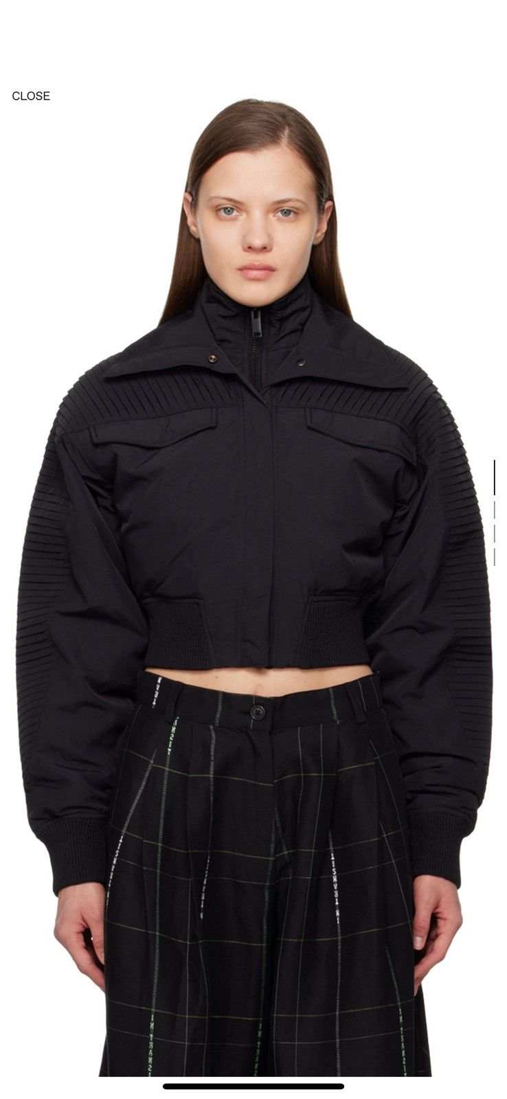 Han Kjobenhavn Hans Kjovenhaven pleated bomber In black Size US M / EU 48-50 / 2 - 6 Thumbnail