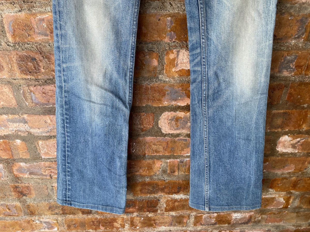 5351 POUR LES HOMMES 2000s 5351 pour less homme Flare Whisker Faded denim Size US 33 - 5 Thumbnail
