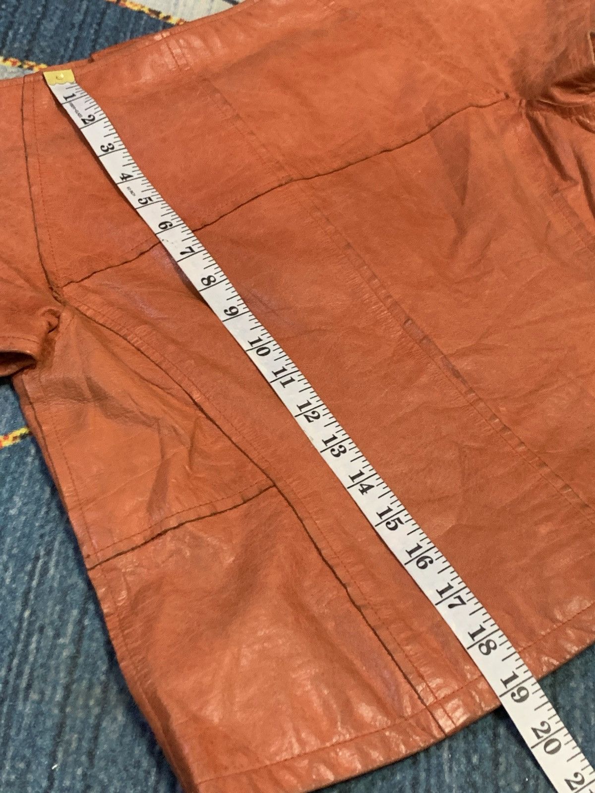 Yohji Yamamoto WXYZ Workshop By Yohji Yamamoto Cow Hide Leather Shirt Size S / US 4 / IT 40 - 11 Thumbnail