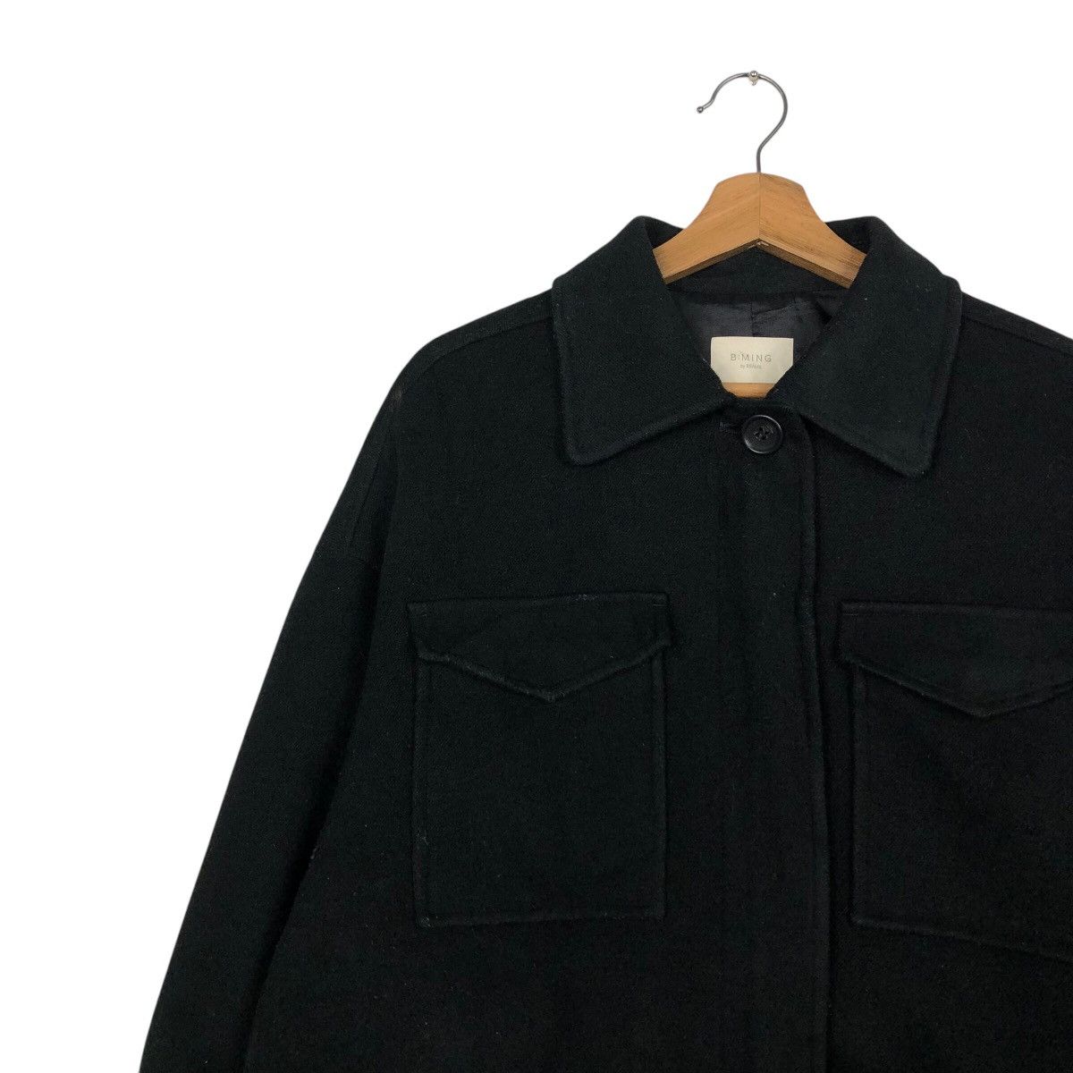 Beams Plus 📌Vintage Wool Biker Jacket B Ming Beams Issey Miyake Size US M / EU 48-50 / 2 - 8 Thumbnail