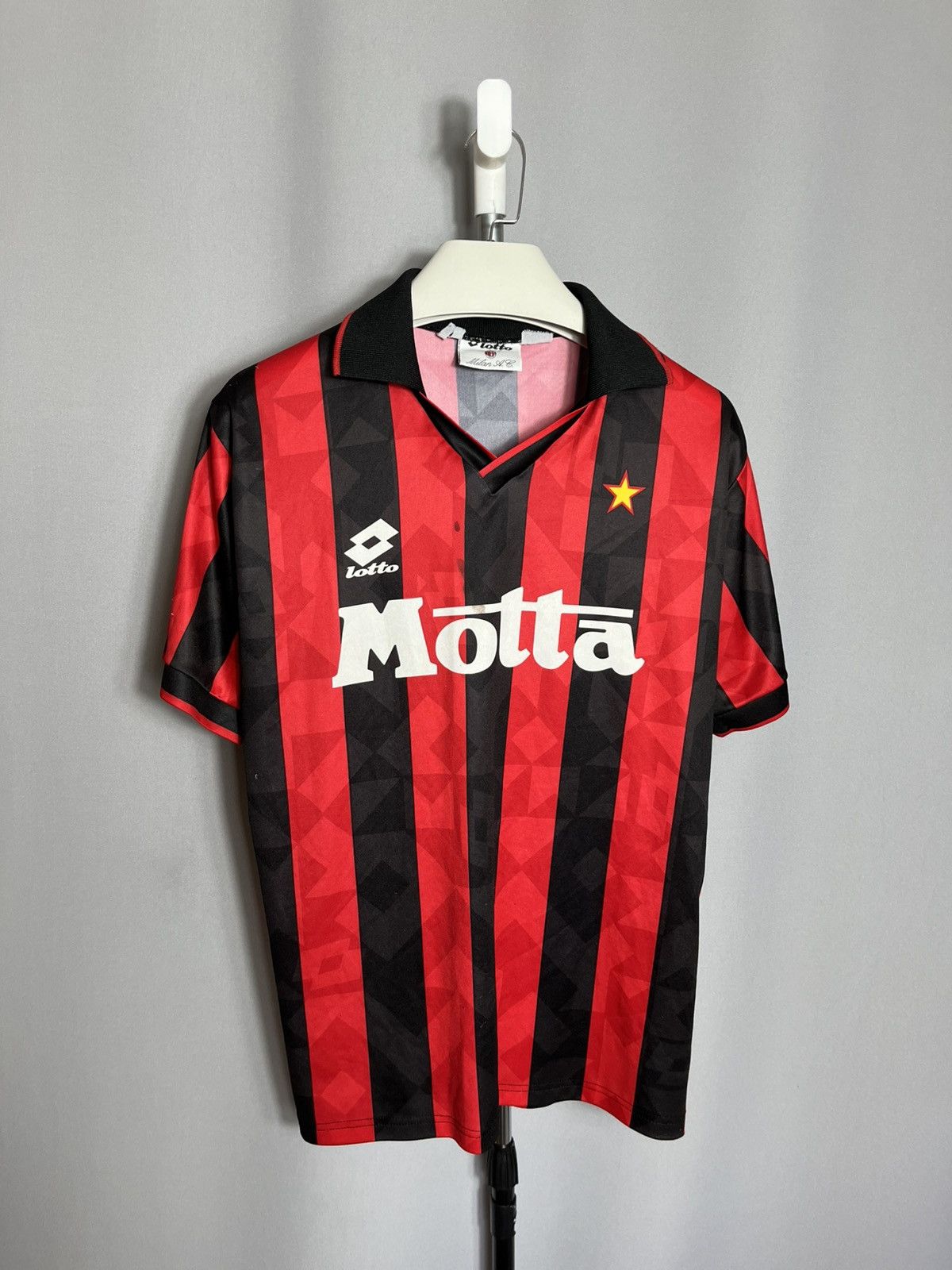 Lotto Sport AC MILAN 1993 1994 HOME SHIRT vintage mens Size US M / EU 48-50 / 2 - 1 Thumbnail