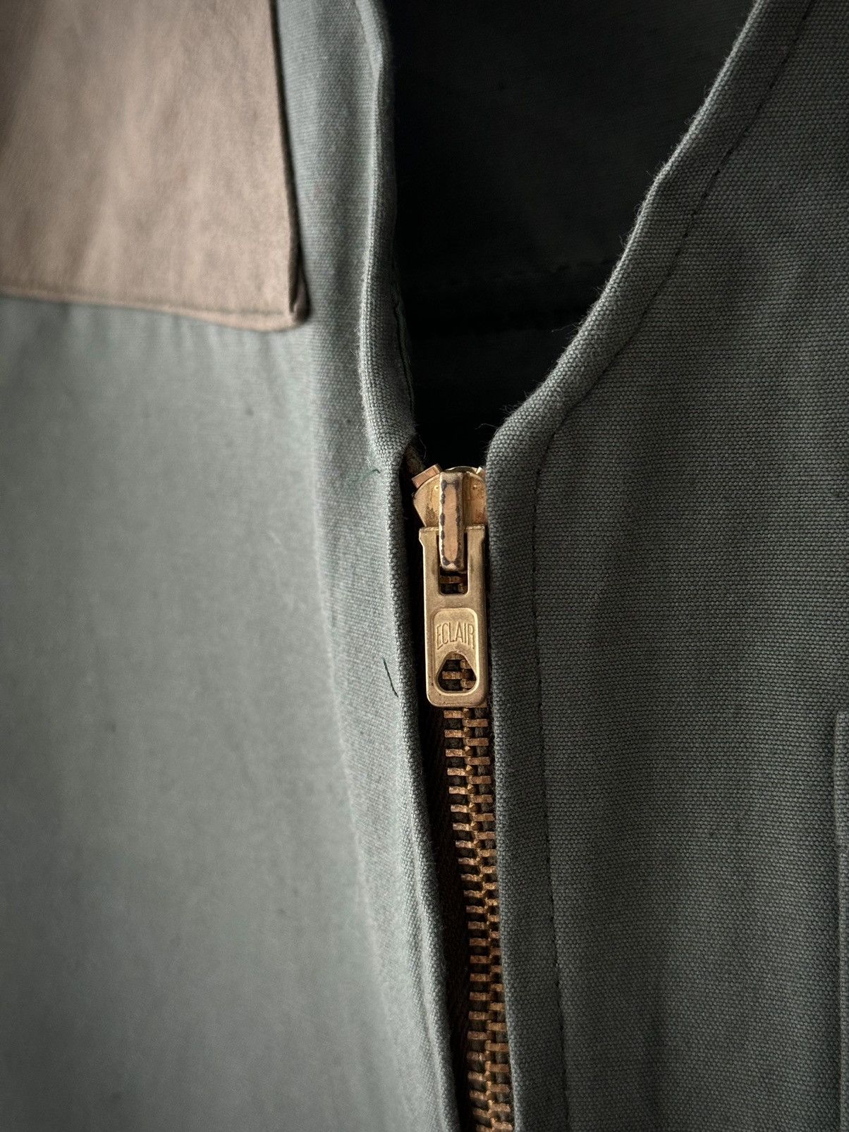 Vetra × Vintage 1970s French ‘Eclair’ Zip Hunting Shooting Vest Size US M / EU 48-50 / 2 - 4 Thumbnail