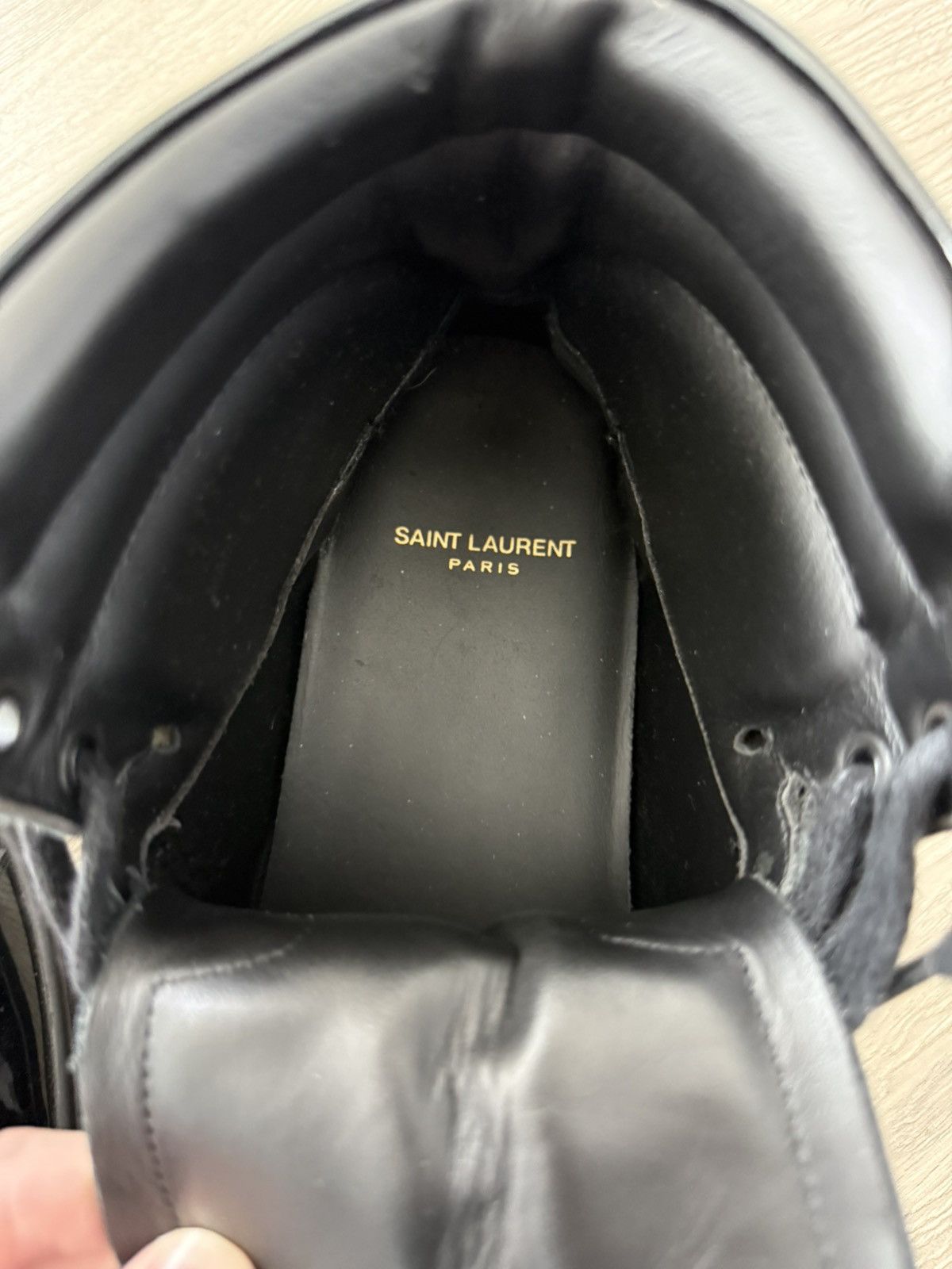 Yves Saint Laurent Saint Laurent SL/10H sneakers shiny patent leather Size 9 Size US 9 / EU 42 - 5 Thumbnail
