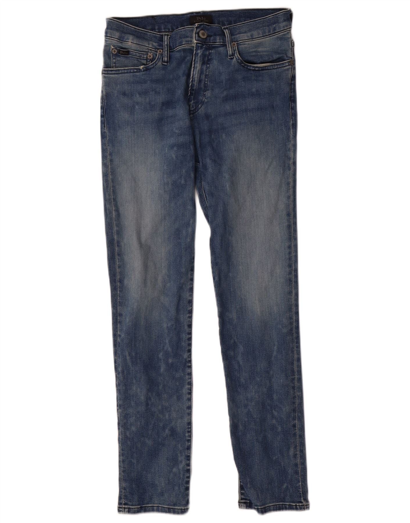 Polo Ralph Lauren Womens Slim Jeans W30 L28 Blue Size 42" / US 20 - 1 Thumbnail