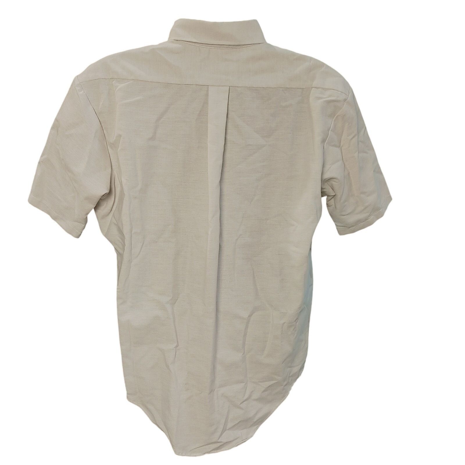 Other Golden V Men's 17 White Natural Blend Cotton SS Dress Shirt Size US L / EU 52-54 / 3 - 2 Thumbnail