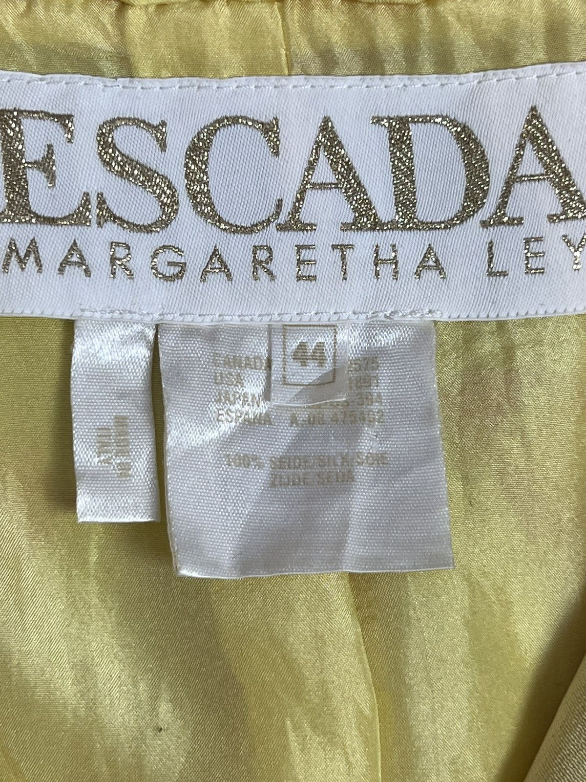 Escada Escada Butterfly yellow / orange women’s blazer Size M / US 6-8 / IT 42-44 - 11 Thumbnail