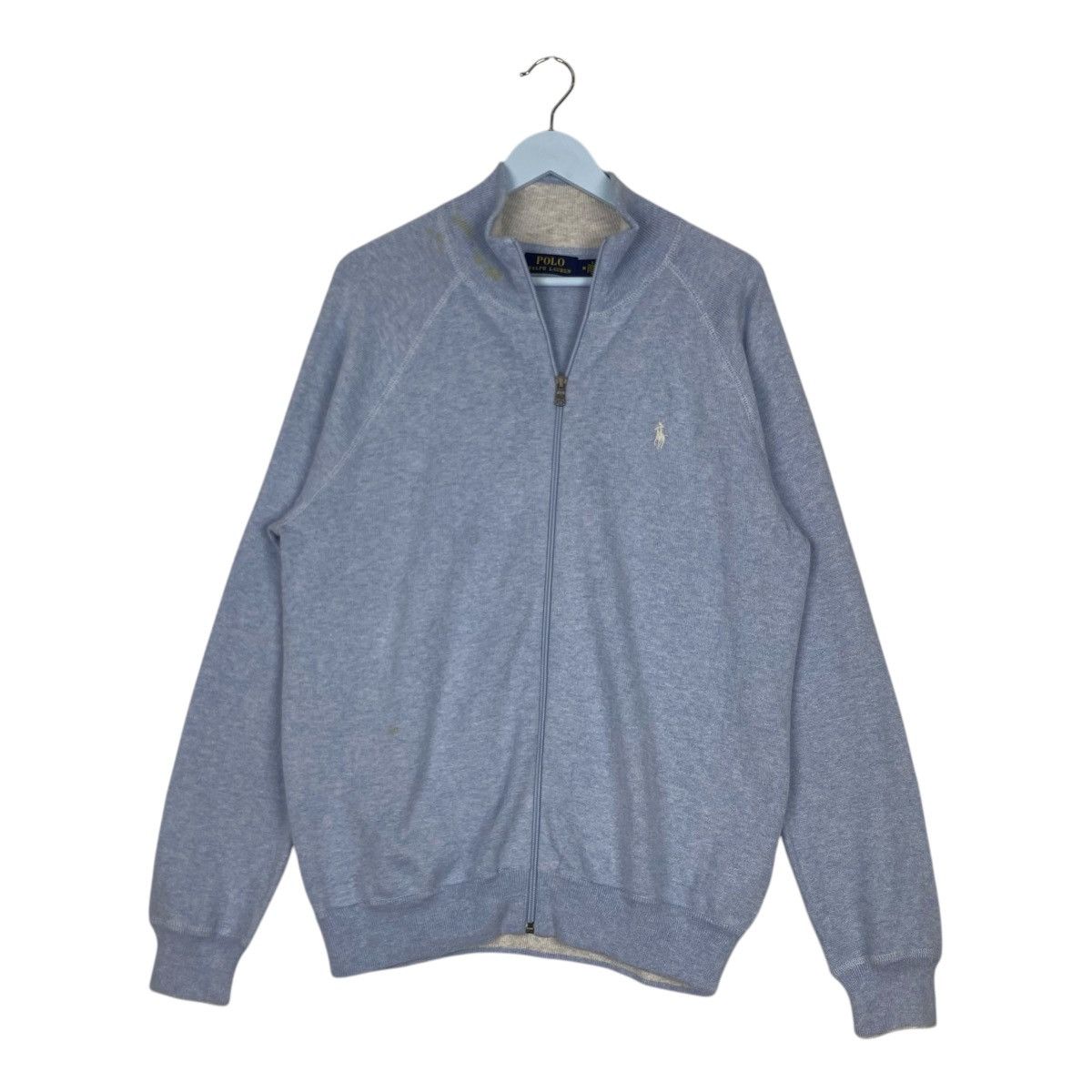 Polo Ralph Lauren × Vintage Vintage Sweatshirt Full Zip Polo by Ralph Lauren Size US L / EU 52-54 / 3 - 1 Thumbnail