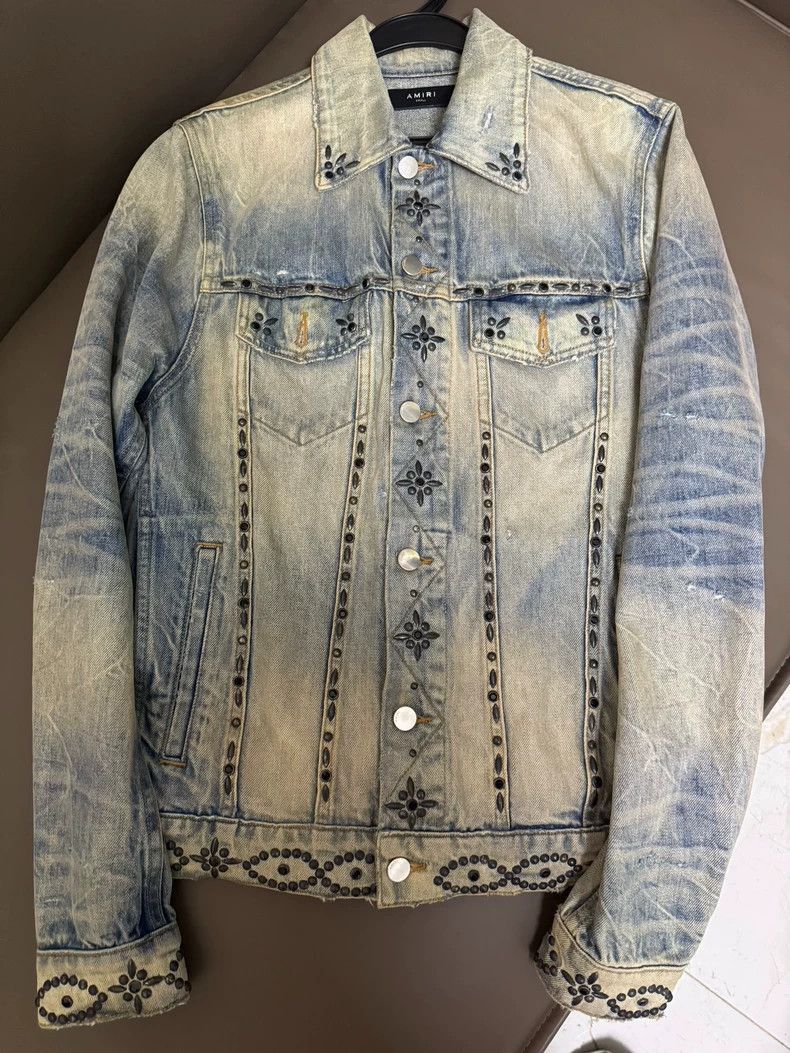 Amiri Amiri 19ss rhinestone rivet jacket-2506 Size US S / EU 44-46 / 1 - 1 Thumbnail
