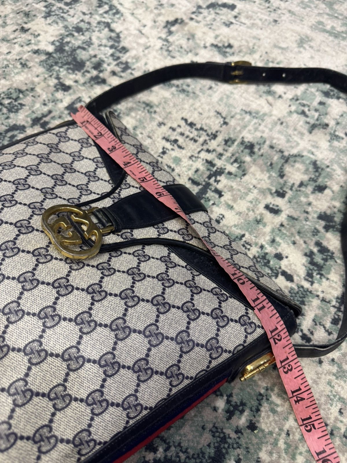 Gucci VINTAGE GUCCI FULL MONOGRAM SHOULDER BAG Size ONE SIZE - 3 Thumbnail