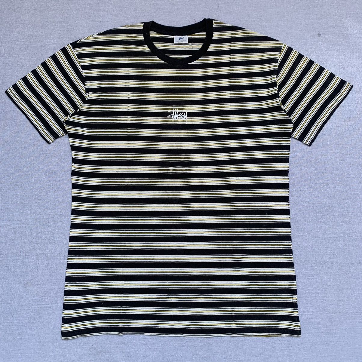 stussy stripe tshirt
