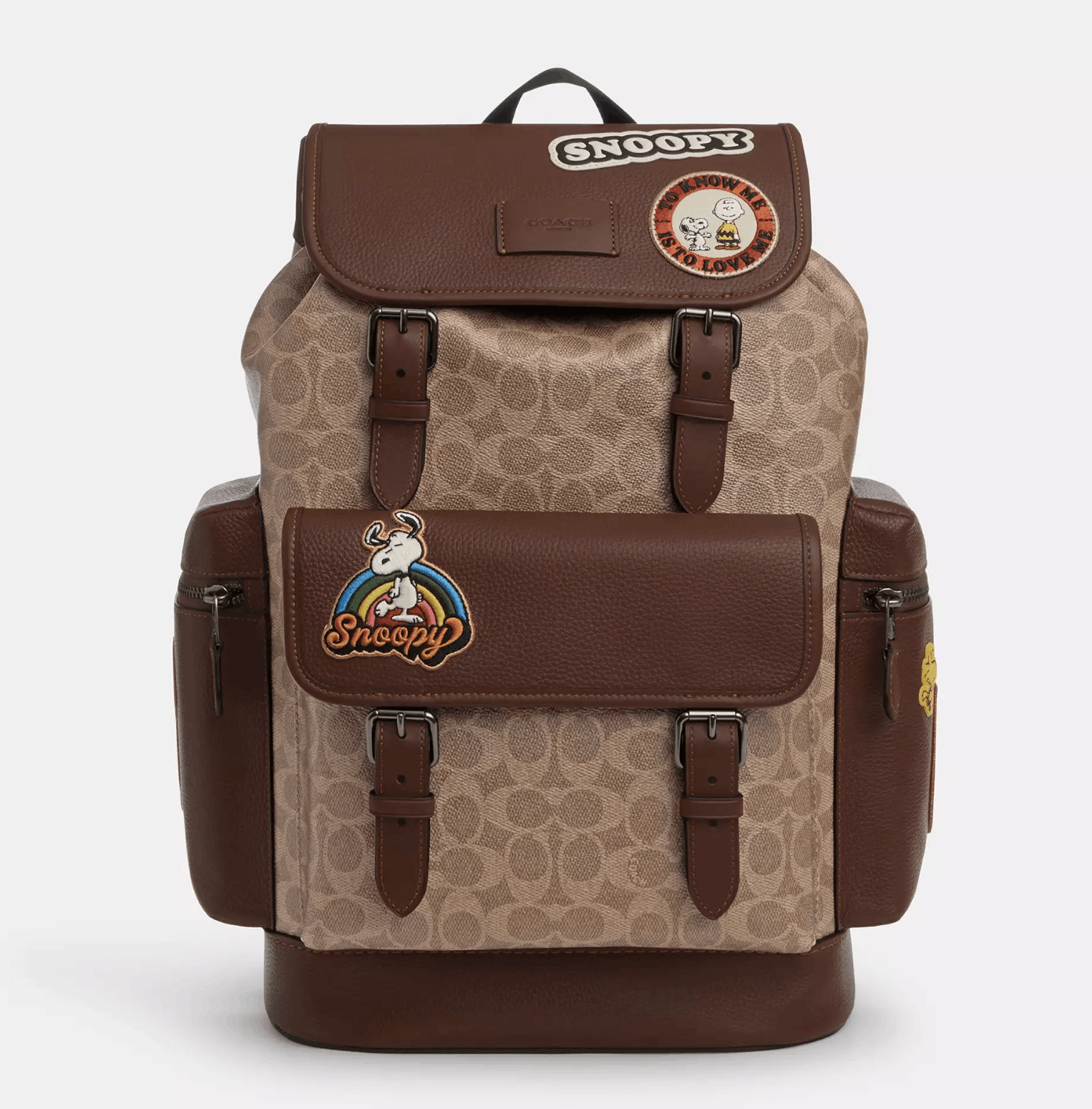 Coach MEN's Coach X Peanuts Sprint Backpack With Patches CBI44 Size ONE SIZE - 9 Thumbnail