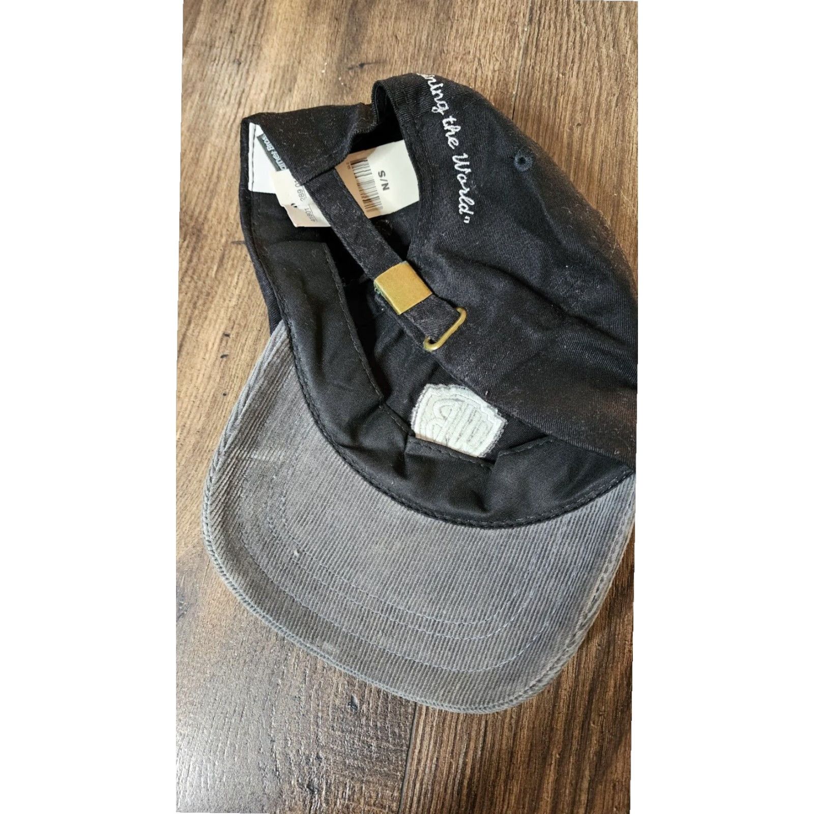 Vintage VINTAGE Warner Bros Studios Corduroy Adjustable Baseball Cap Hat Black 1990s Mens Size ONE SIZE - 5 Thumbnail