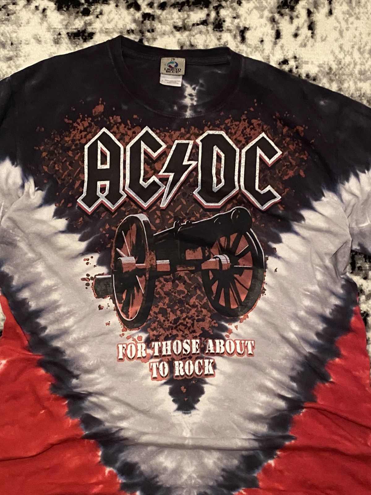 Band Tees × Liquid Blue × Vintage Vintage ACDC Tee Streetwear Big Central Logo Y2k Rock Size US M / EU 48-50 / 2 - 5 Thumbnail