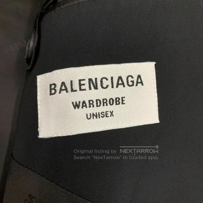 Balenciaga Balenciaga Black Sleeve Badge Blazer. Size US S / EU 44-46 / 1 - 3 Thumbnail