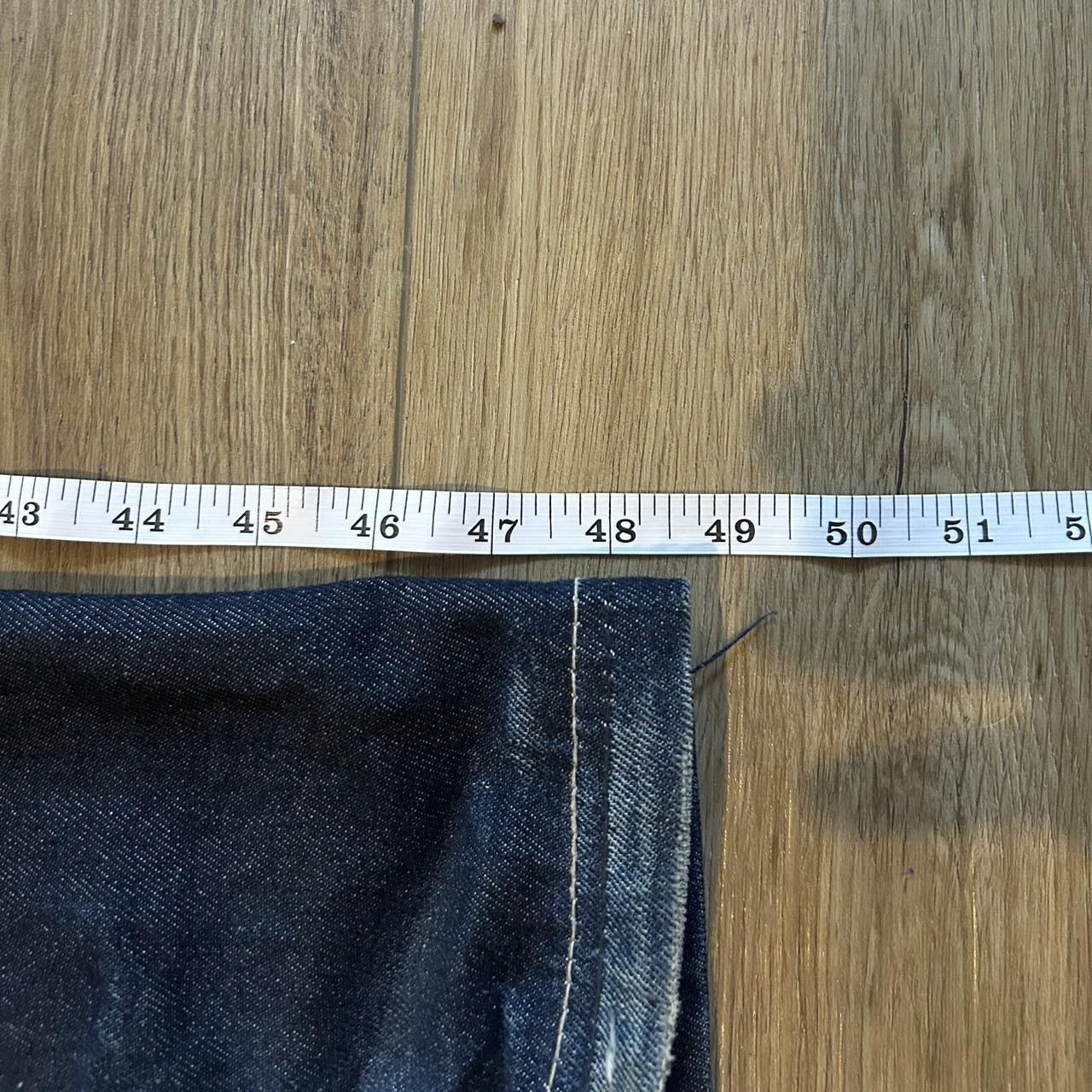 JNCO Rare crown holder baggy raw denim jeans Size US 42 / EU 58 - 4 Thumbnail