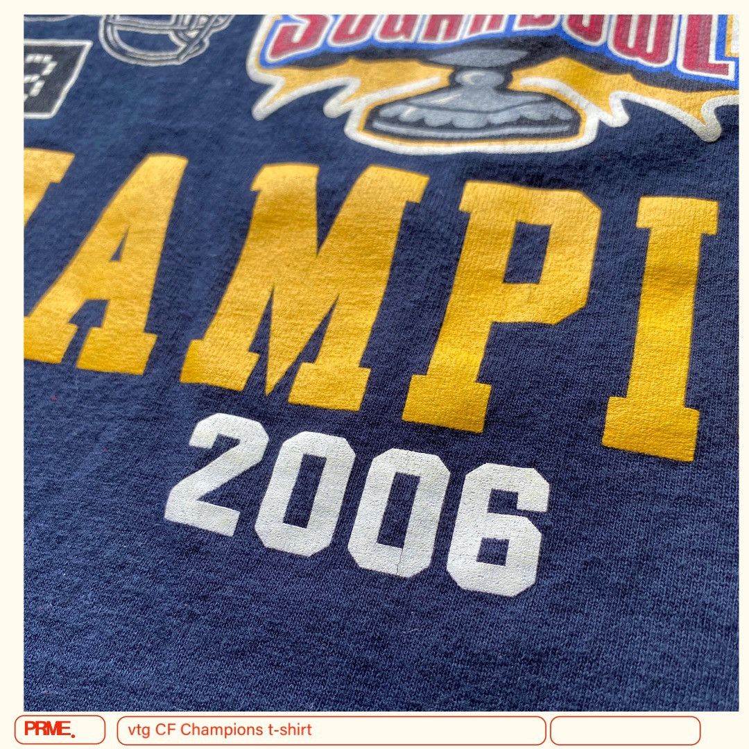 Champion × Vintage vintage 2006 Y2K NOKIA SUGAR BOWL CHAMPIONS Georgia t-shirt Size US XXL / EU 58 / 5 - 9 Thumbnail